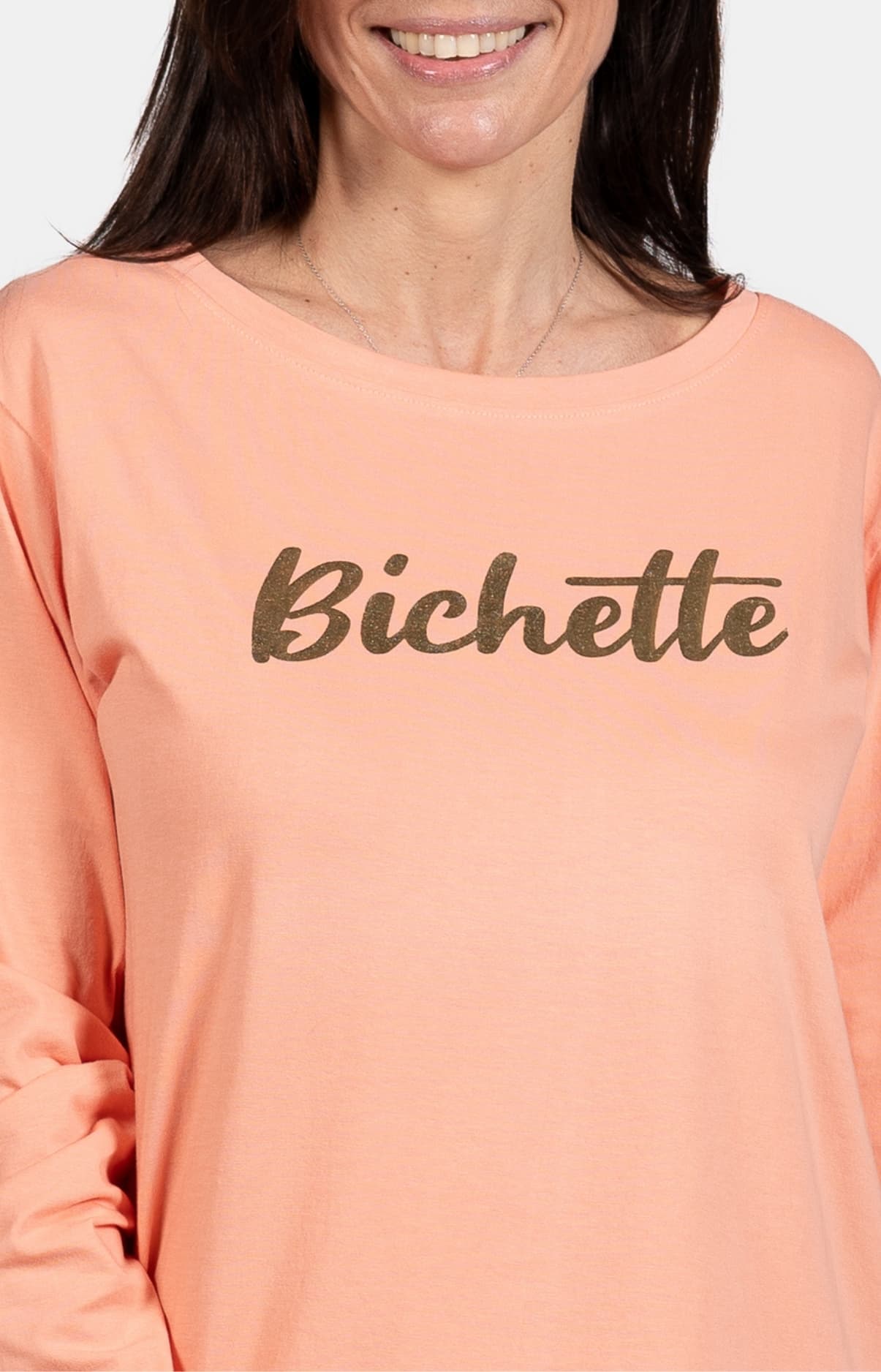 arthur-bob-bichette-pyjama-femme-blanc-100-coton-manches-longues image 2