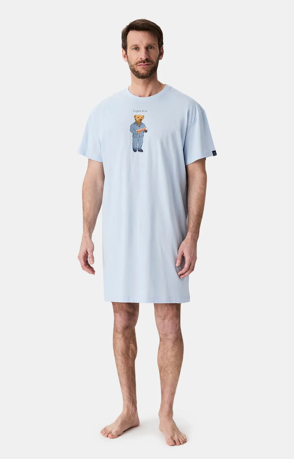 arthur-bob-esprit-livre-chemise-de-nuit-ciel-tu image 1