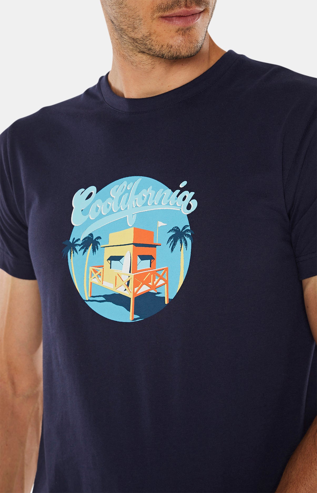 arthur-bob-coolifornia-tee-shirt-homme-coton-bio-marine image 5