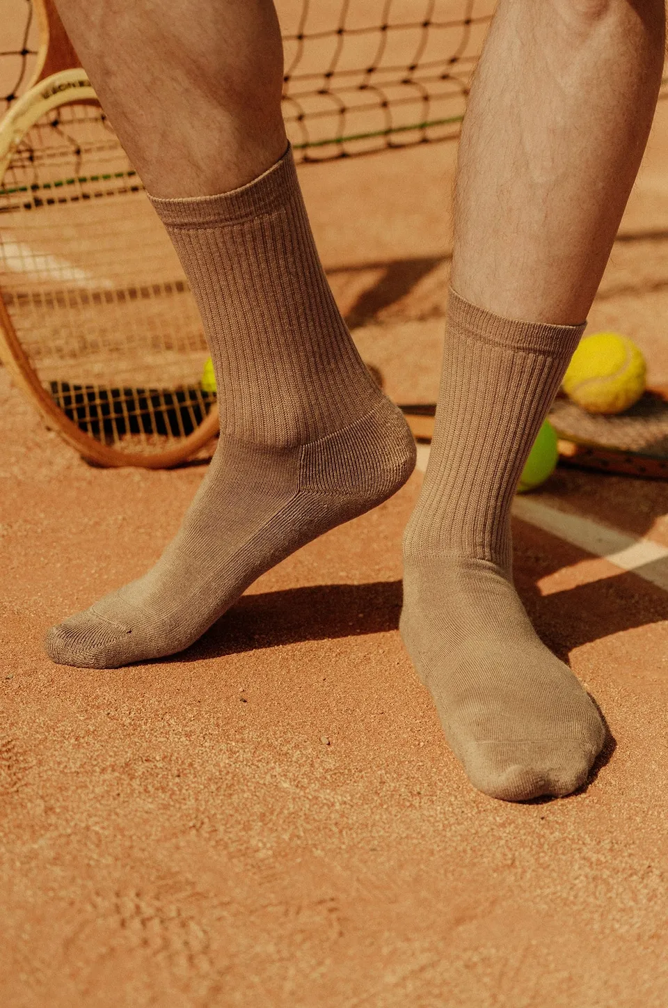 p-trone-chaussettes-tennis-hautes-noir-39-42 image 1