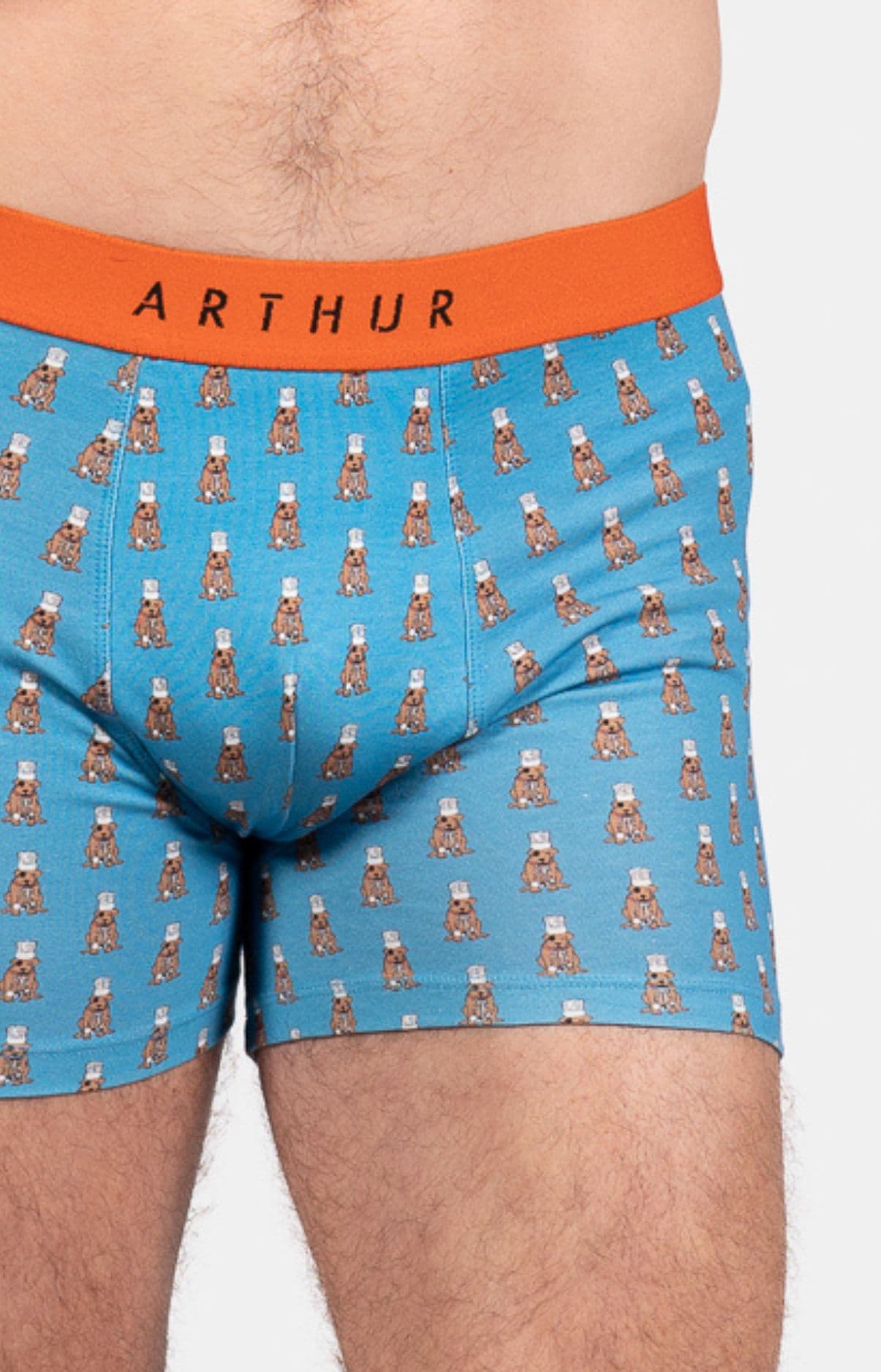 arthur-bob-boxer-chef-cuisto-bleu-coton-bio image 1