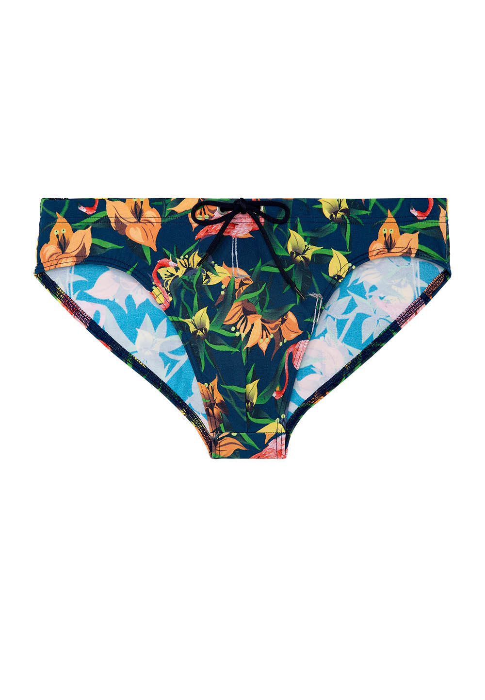hom-h-fresh-slip-de-bain-navy-print-flamants-t44 image 1