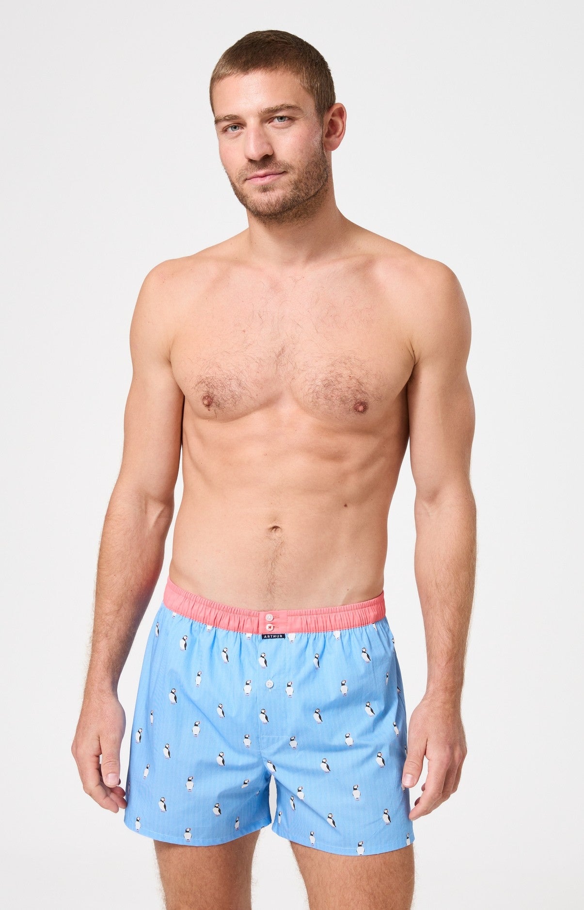 arthur-le-club-n-1205-cale-on-bleu-rayures-coton-bio image 2
