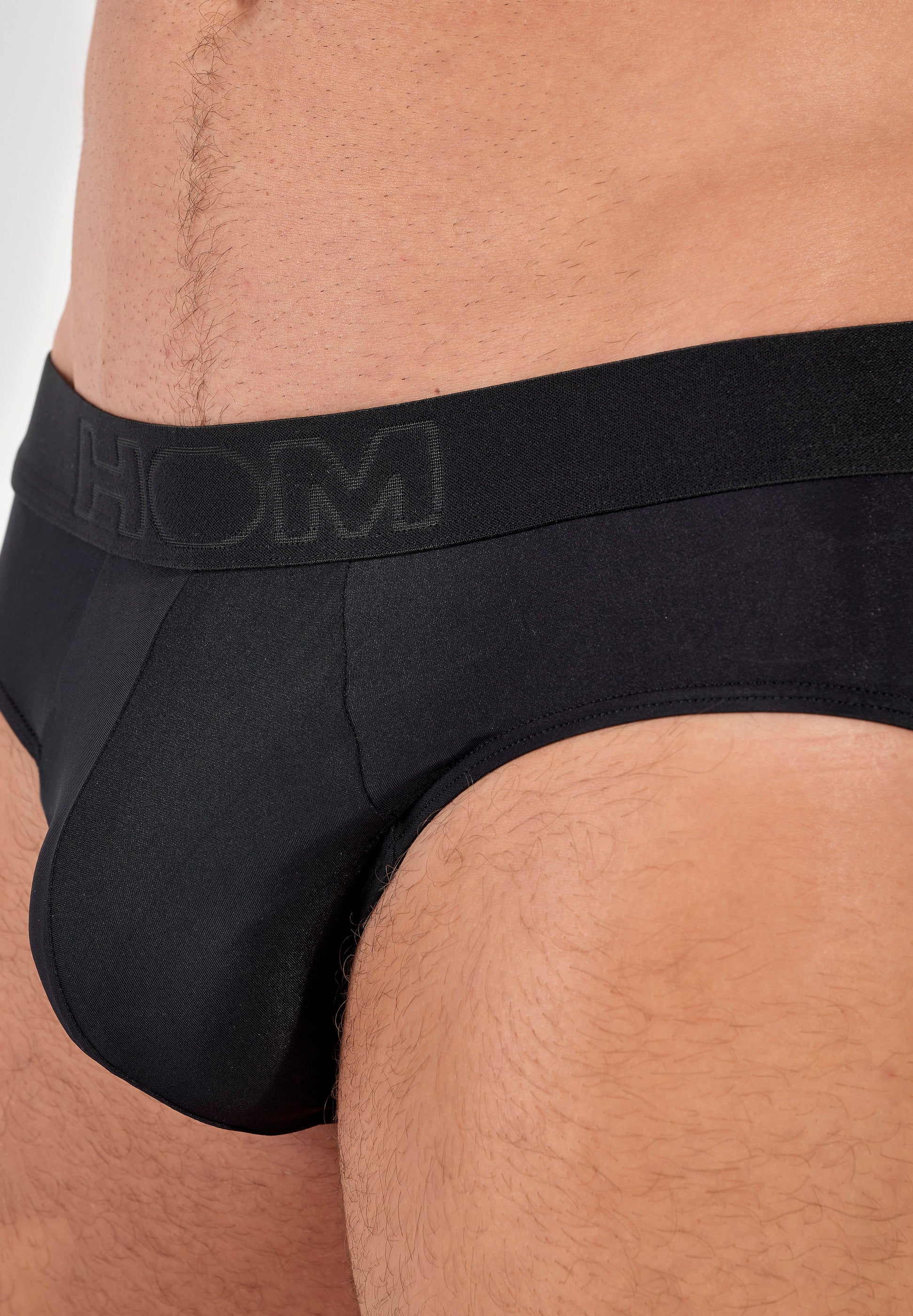 hom-supersoft-mini-slip-noir-microfibre-coton image 5