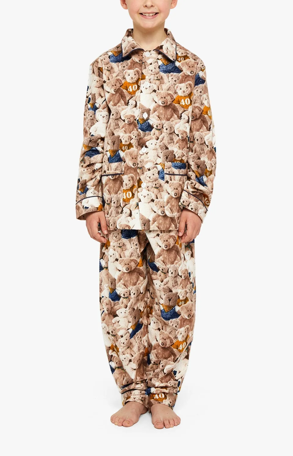 arthur-bob-pyjama-boutonn-enfant-teddy-noisette image 1