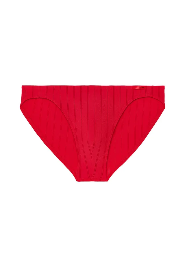 hom-chic-micro-slip-homme-rouge-rayures image 1