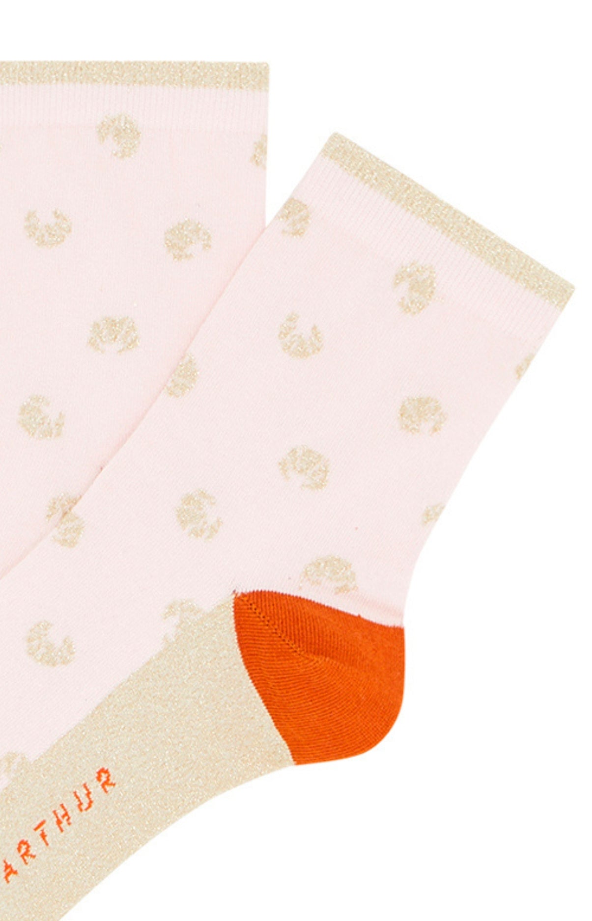 arthur-bob-petit-croissant-chaussettes-femme-rose image 2