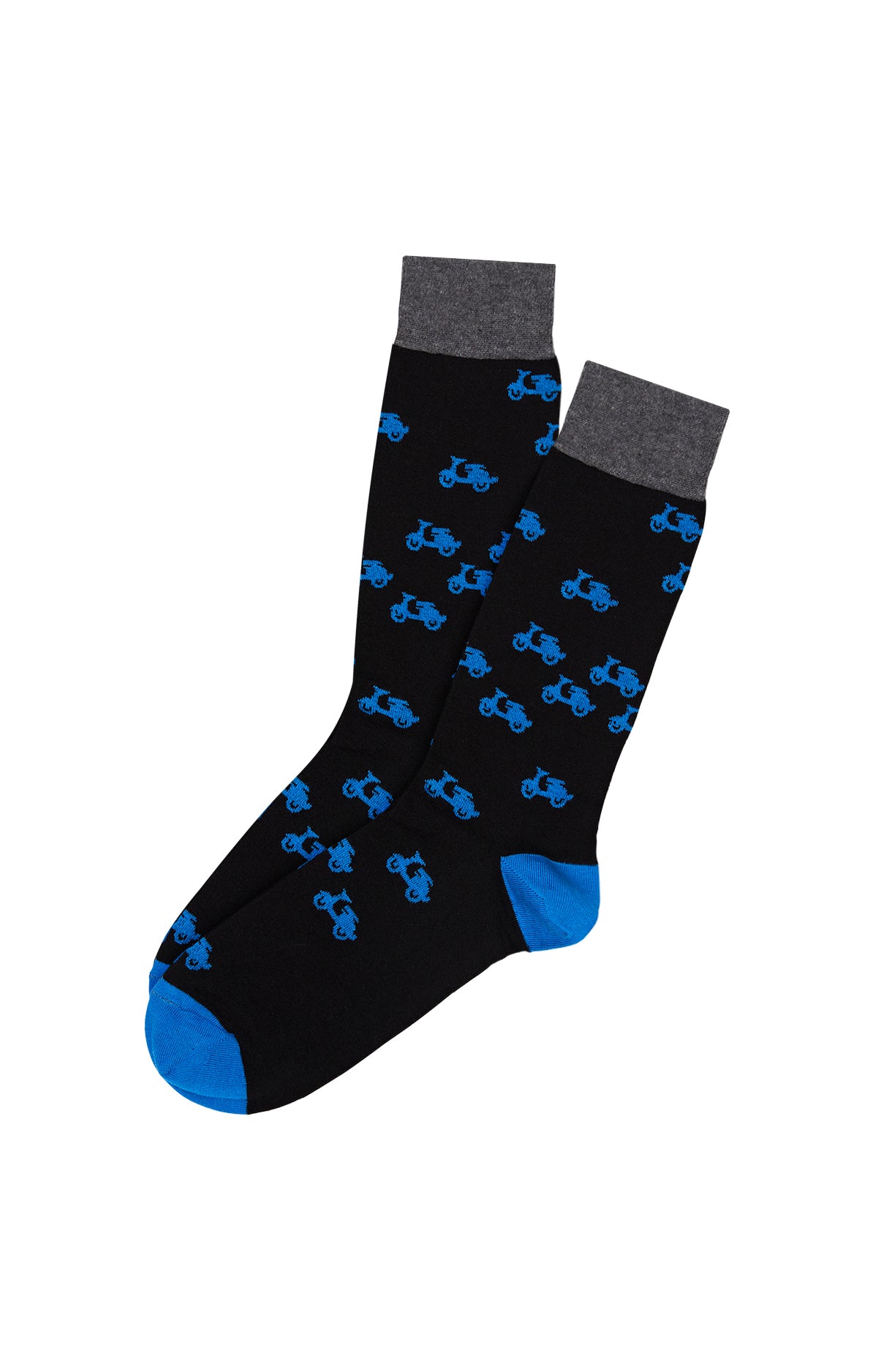arthur-bob-scooter-chaussettes-homme-noir-40-46-coton image 1