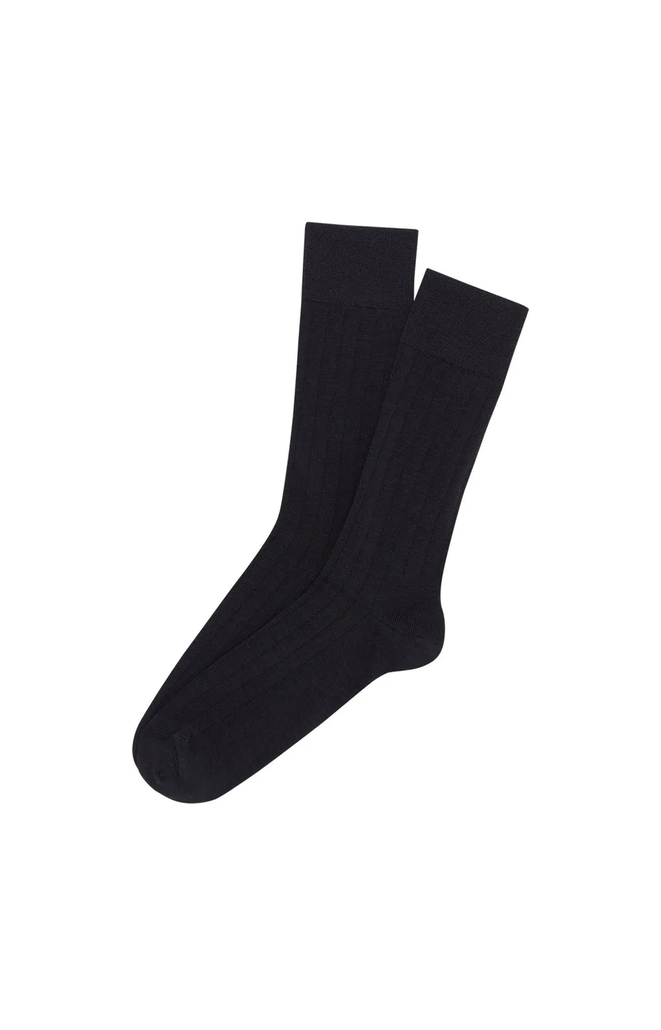 arthur-bob-navy-chaussettes-homme-laine-coton image 1