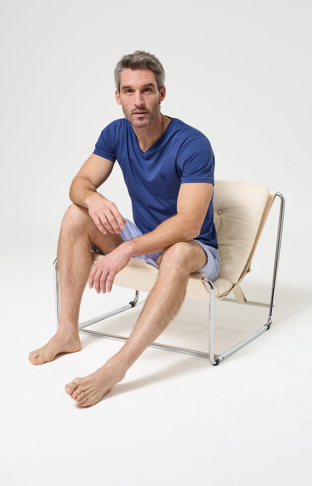 arthur-bob-marin-tee-shirt-homme-marine-coton-bio image 5
