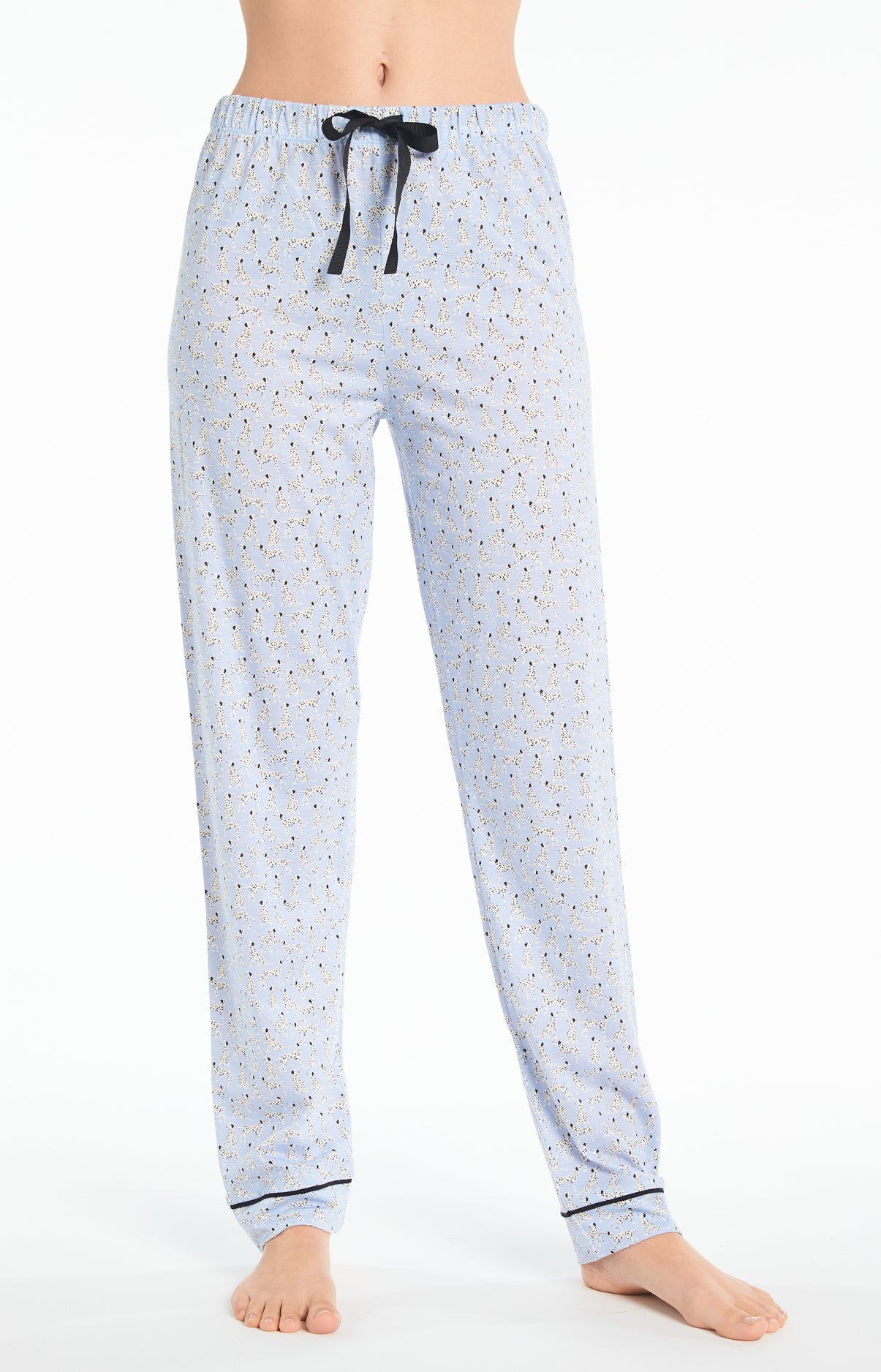 arthur-bob-pyjama-long-dalmatien-pyjama-femme-bleu-ciel-l image 5