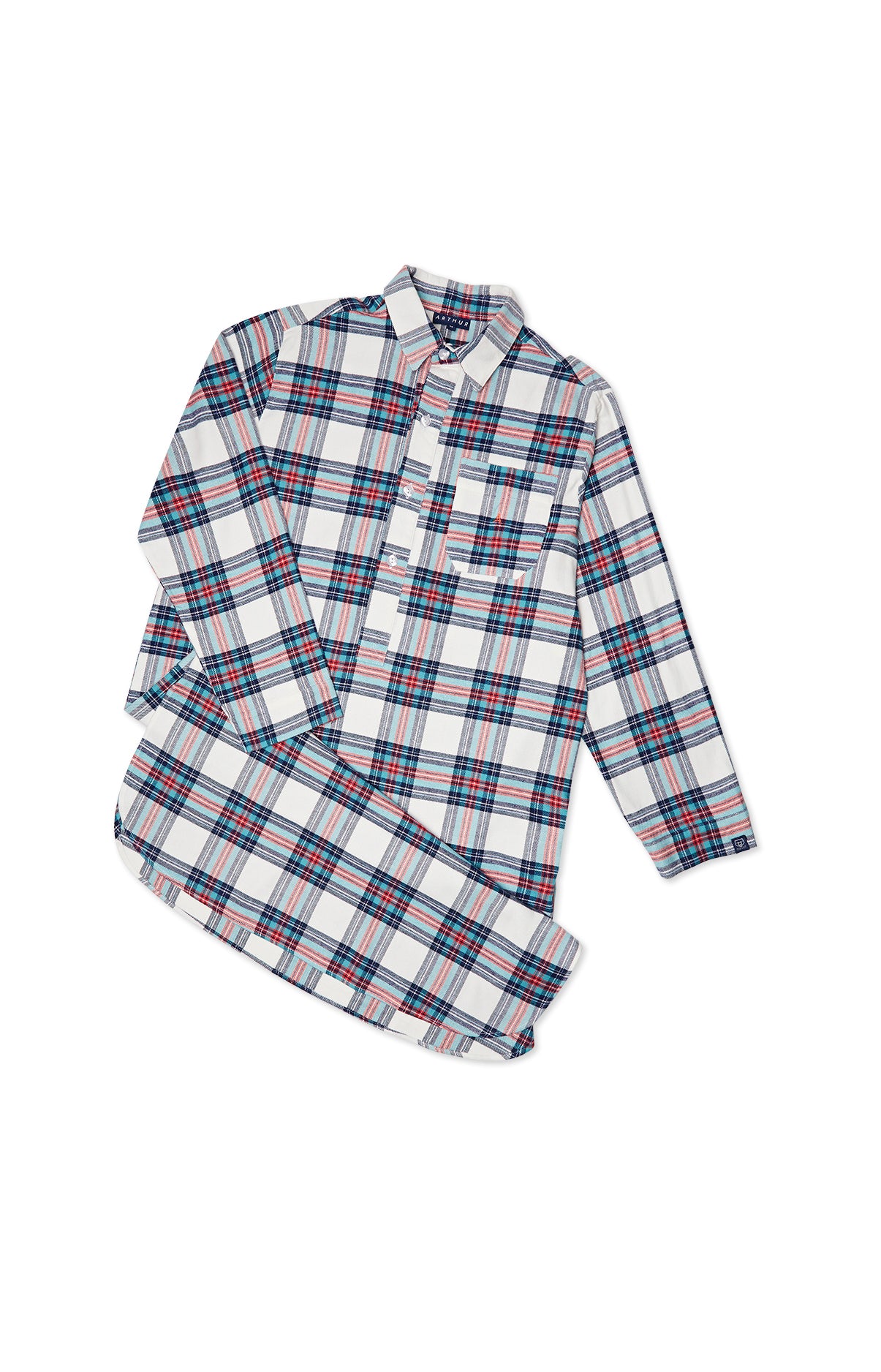 arthur-bob-chemise-grand-p-re-logan-neige-coton image 3