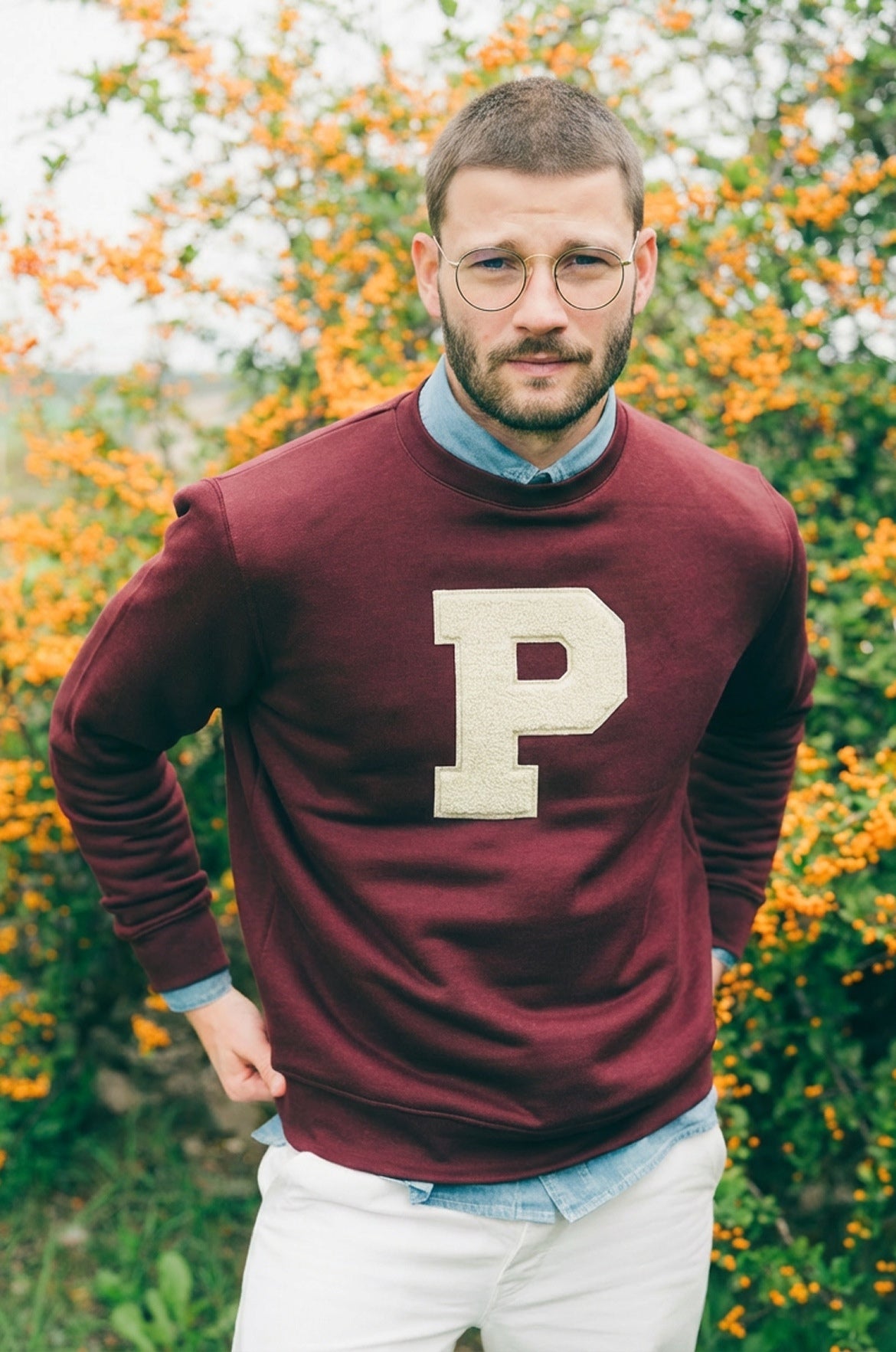 p-trone-sweat-college-pull-r-confortant-bleu-marine-m image 7