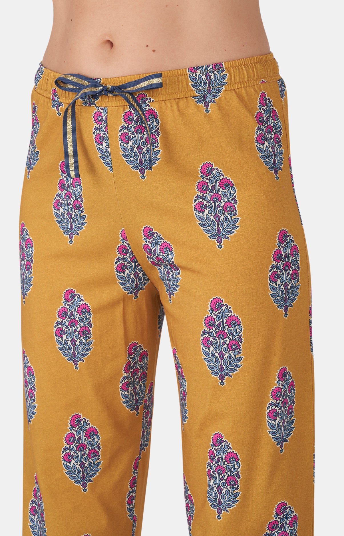 arthur-bob-holie-pantalon-pyjama-femme-curry-coton-bio image 6