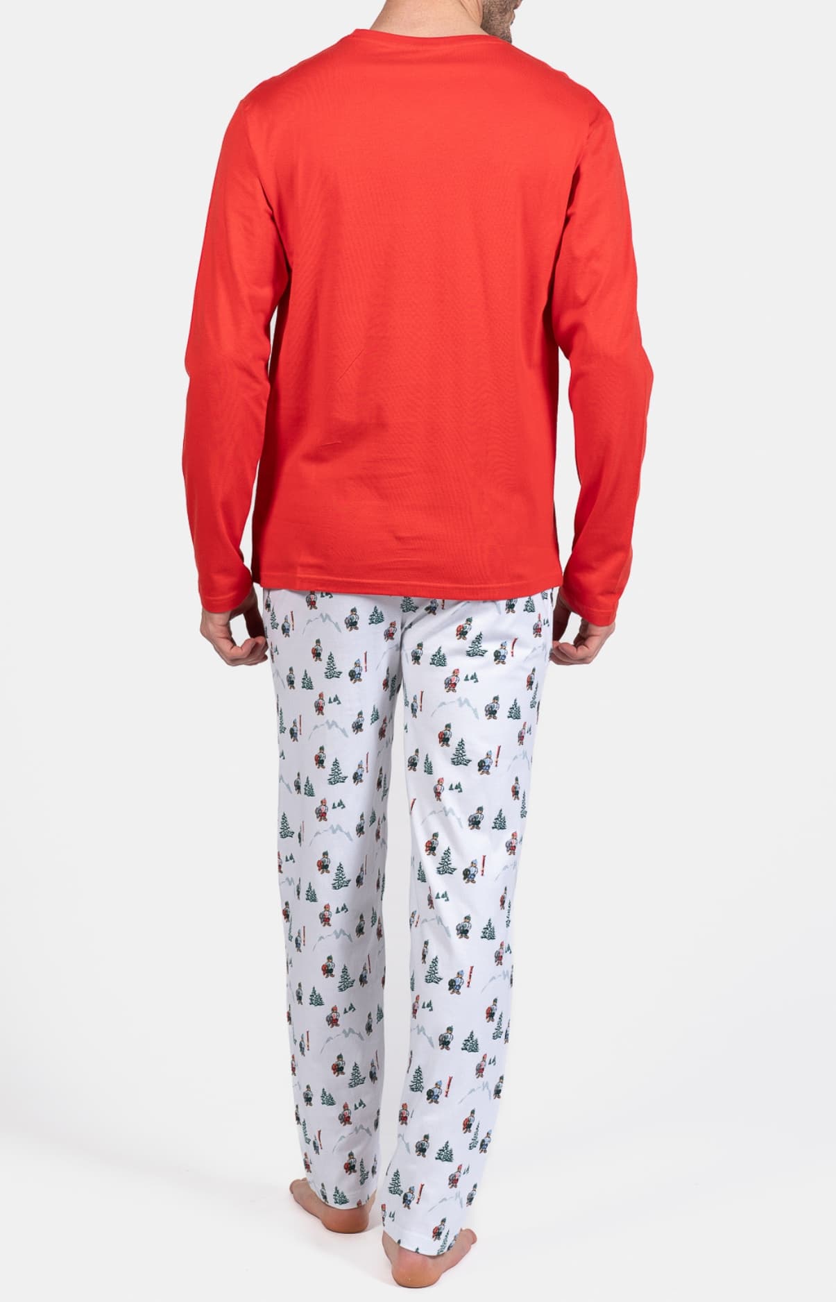 arthur-bob-mountain-pyjama-homme-blanc-coton image 6