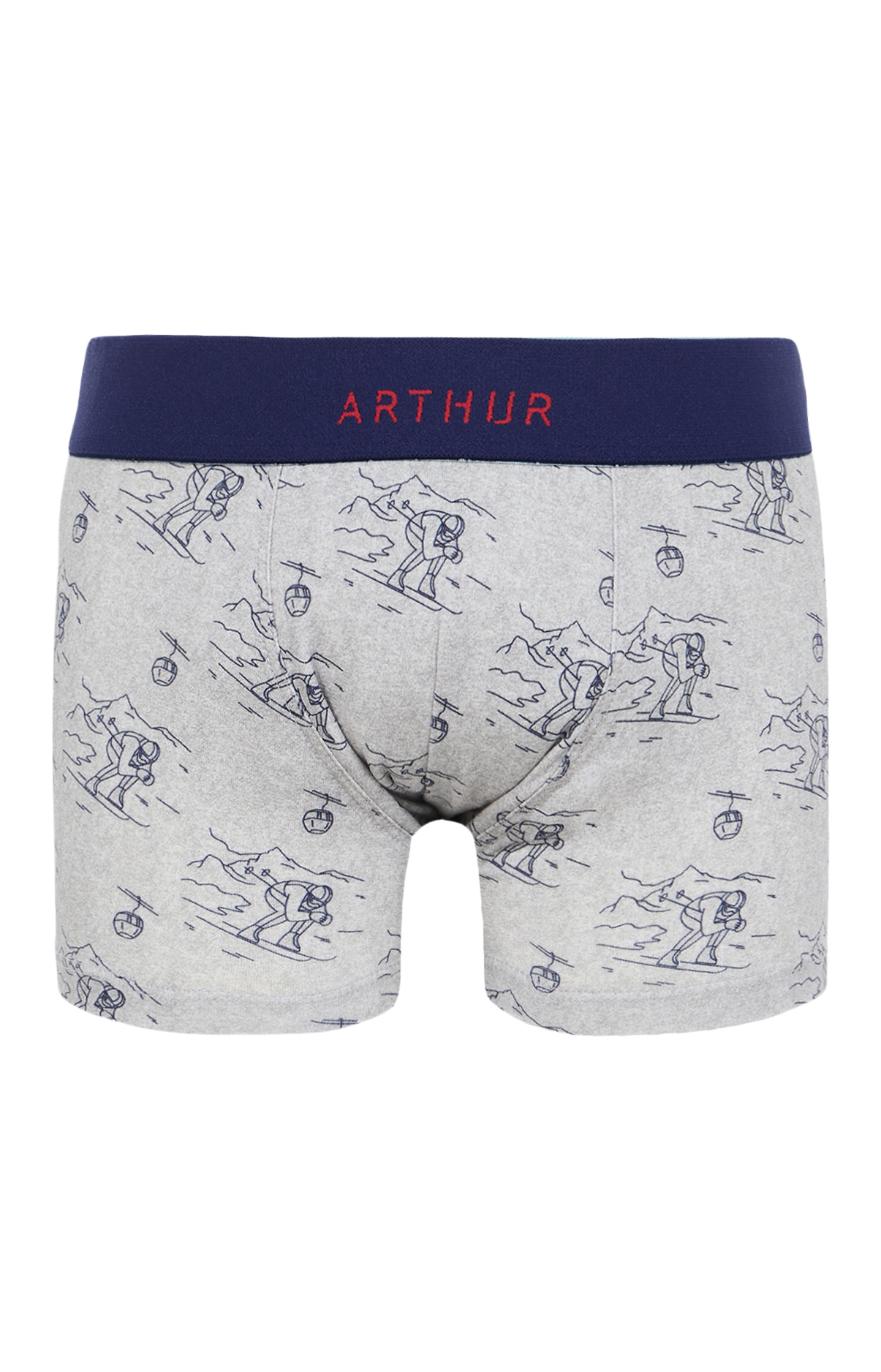 arthur-bob-boxer-enfant-tout-schuss-gris-coton-bio image 2