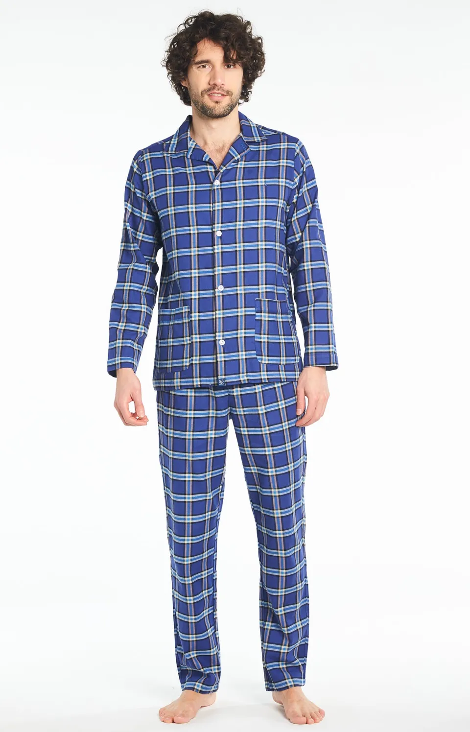 arthur-bob-soir-e-pyjama-long-homme-nuit-coton-gratt image 1
