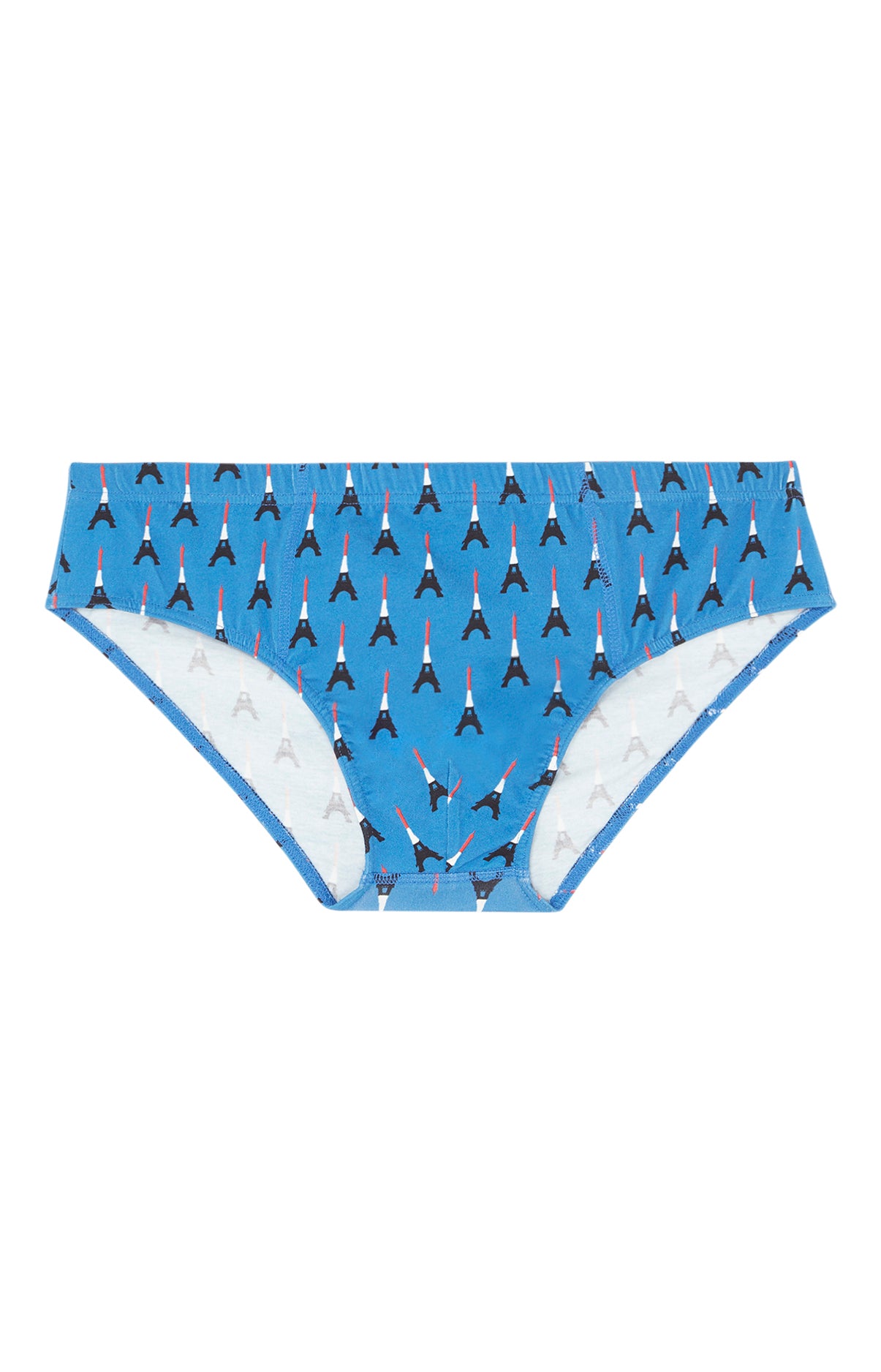 arthur-le-club-tour-eiffel-slip-homme-bleu-coton-bio image 3