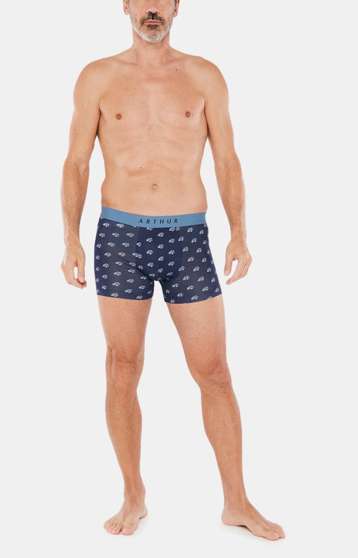 arthur-bob-boxer-2cv-bleu-coton-bio-marine-s-xxl image 1