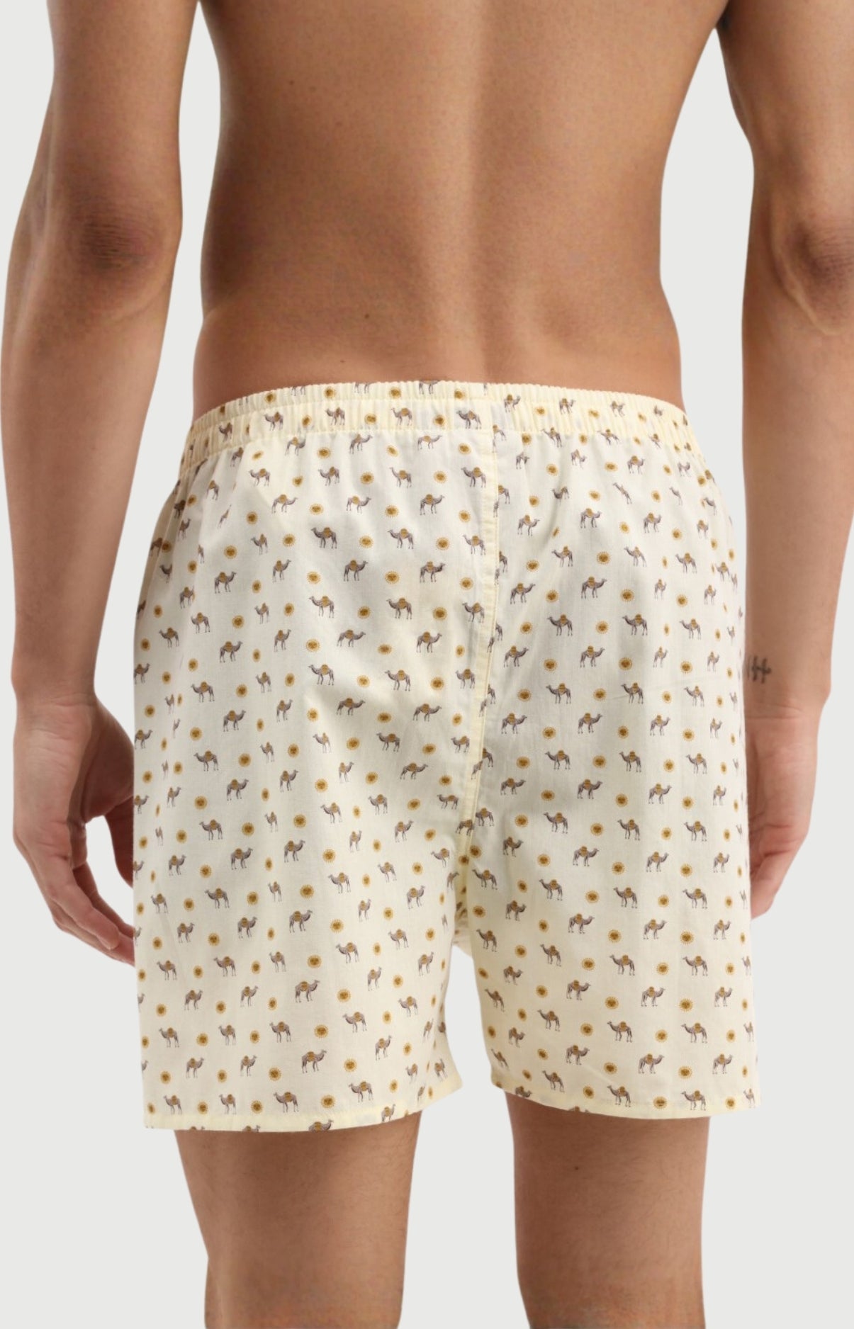 arthur-le-club-cale-on-homme-jaune-popeline-dromadaire image 3