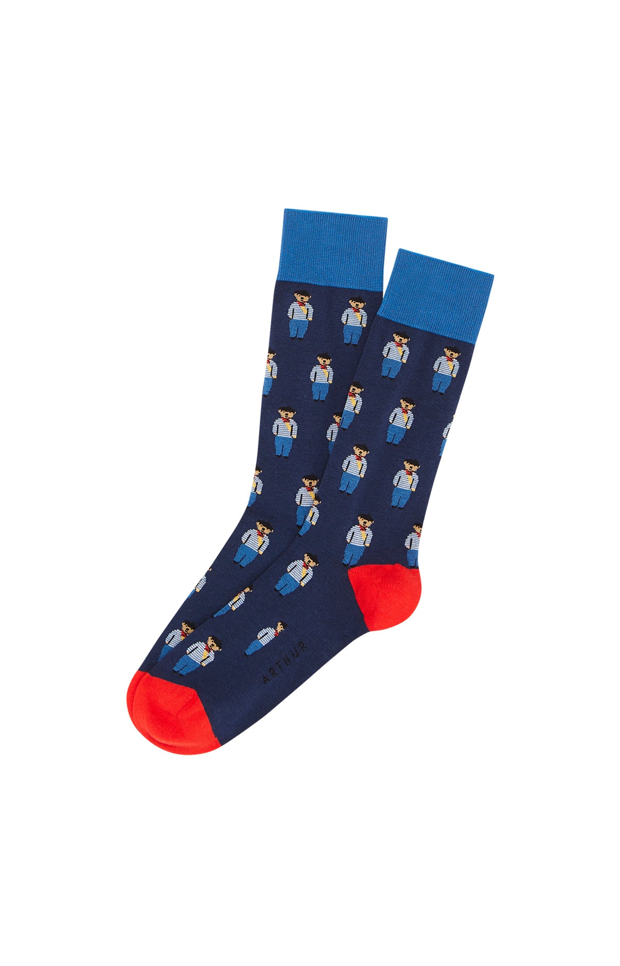 arthur-bob-teddy-in-paris-chaussettes-marine-40-46 image 1