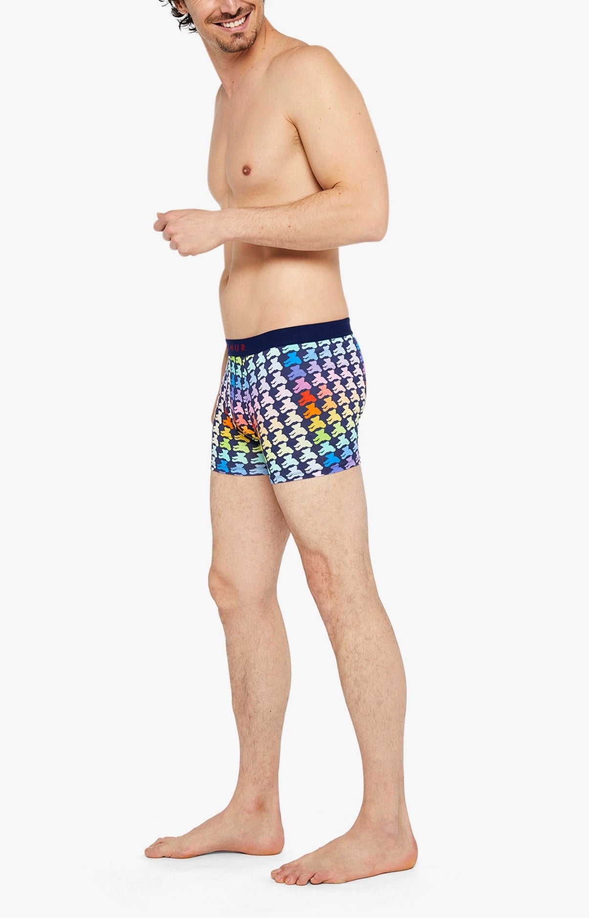 arthur-bob-teddy-boxer-homme-multicolore-coton-bio image 4
