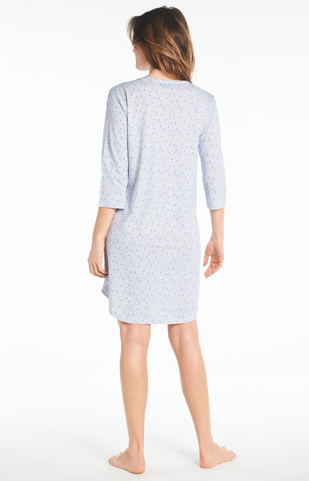 arthur-bob-dalmatien-chemise-de-nuit-coton-ciel-courte image 5