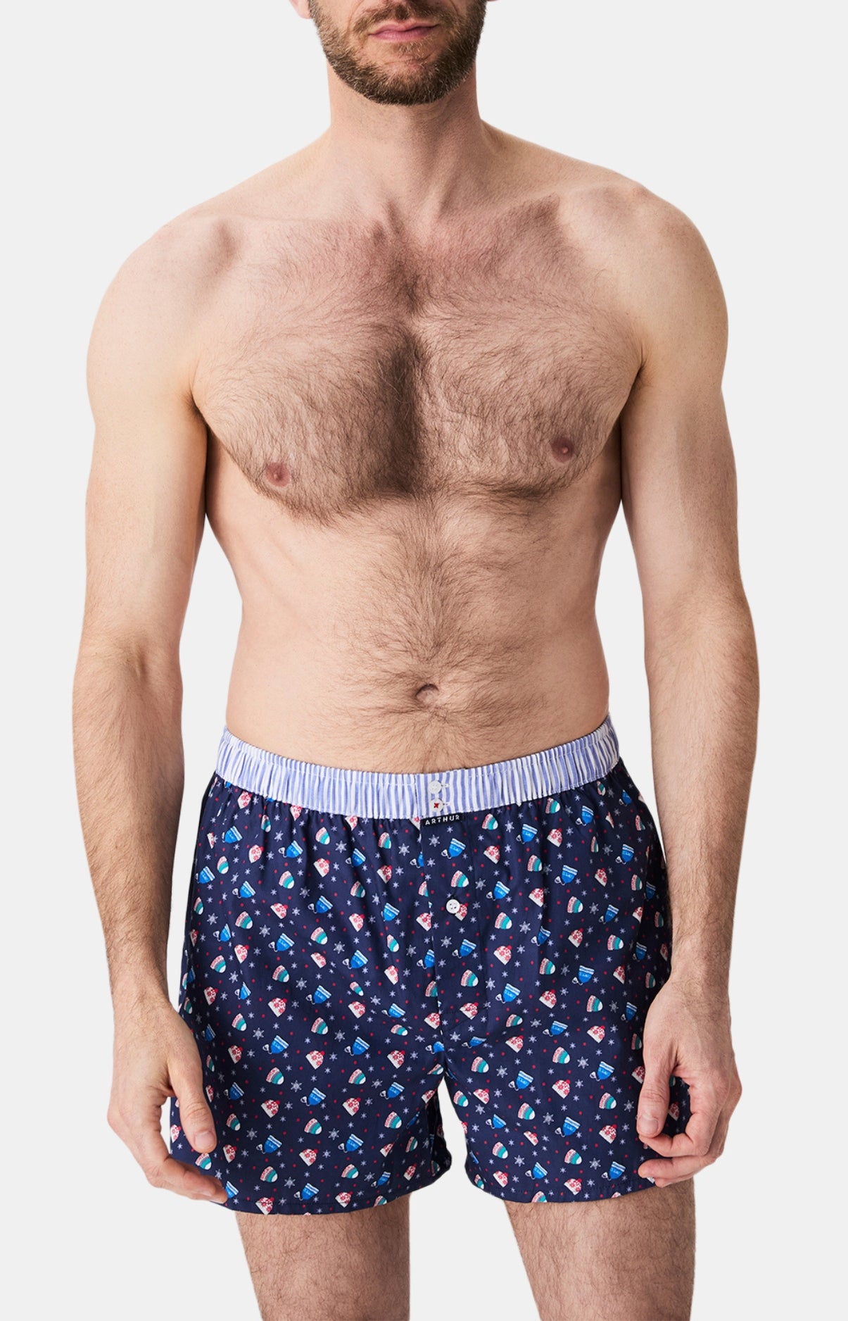 arthur-le-club-n1175-cale-on-marine-coton-bio image 2