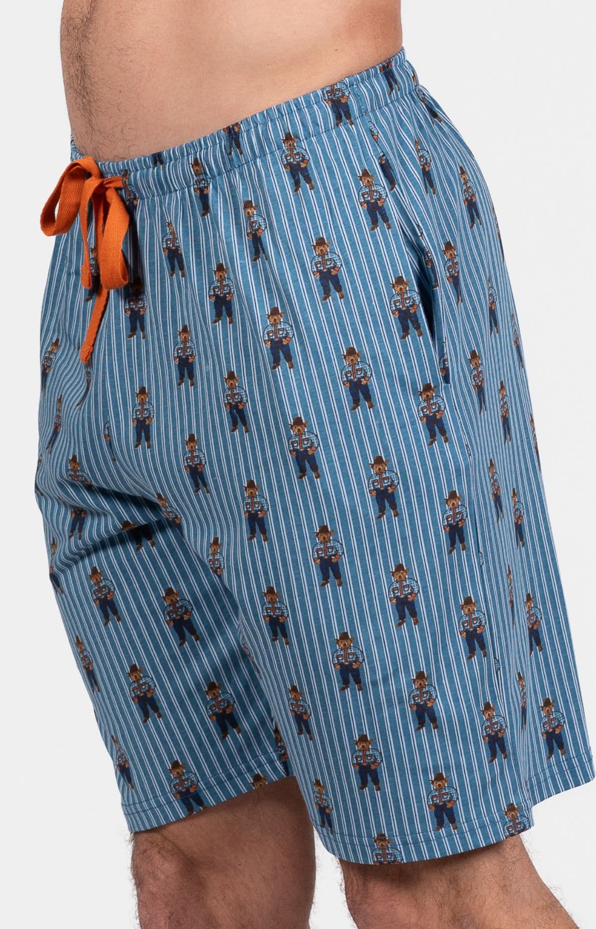 arthur-bob-cowboy-pyjashort-coton-acier-homme image 4