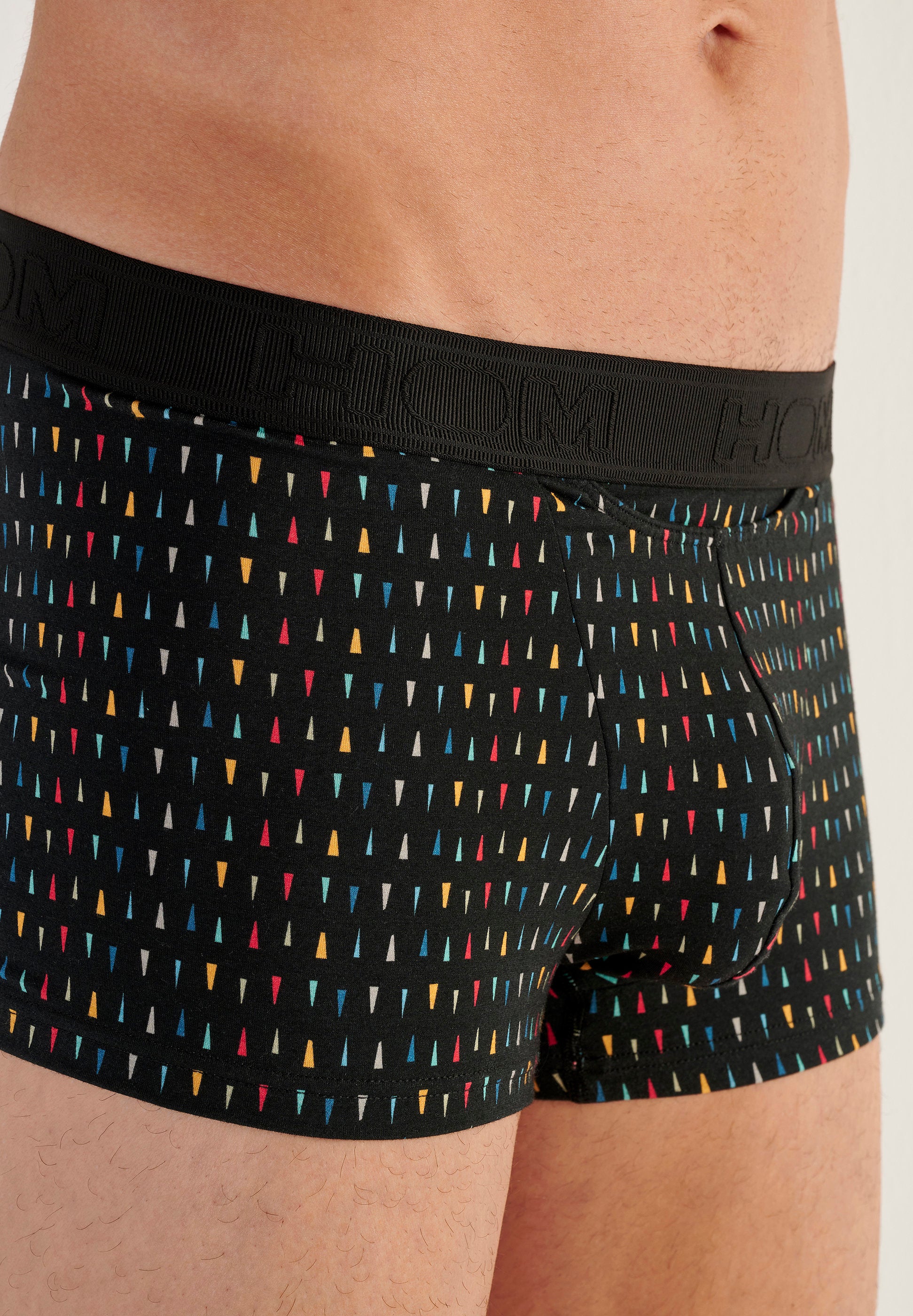 hom-ho1-rolling-boxer-homme-noir-imprim-coton-modal image 5