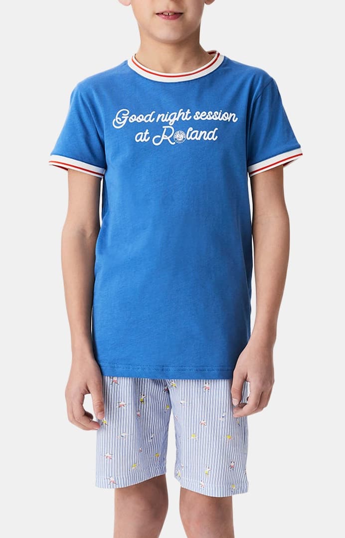 arthur-bob-pyjashort-enfant-good-night-bleu image 4