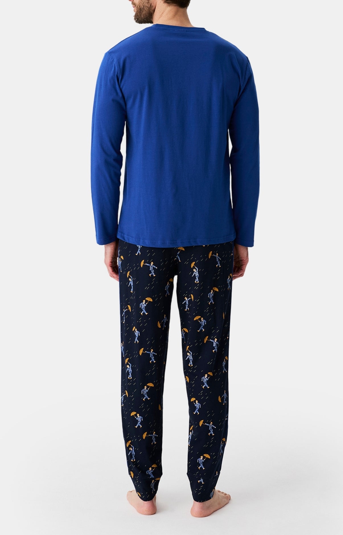 arthur-bob-dormons-sous-la-pluie-pyjama-homme-gris-coton-bio image 7