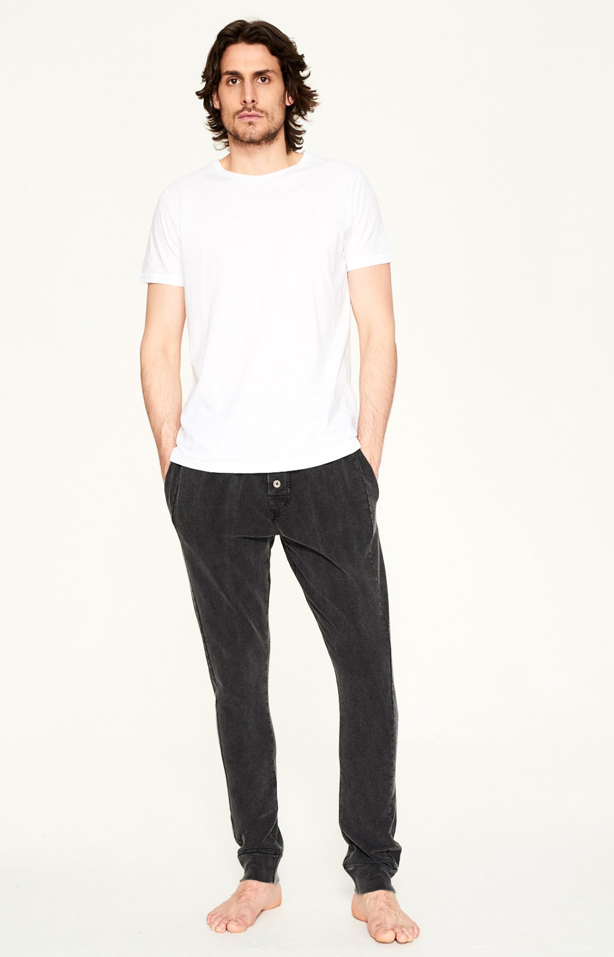 arthur-bob-tee-shirt-pima-blanc-coton-col-rond image 2