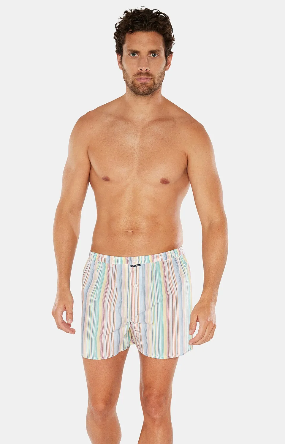 arthur-le-club-rayure-cale-on-homme-multicolore-bio image 1