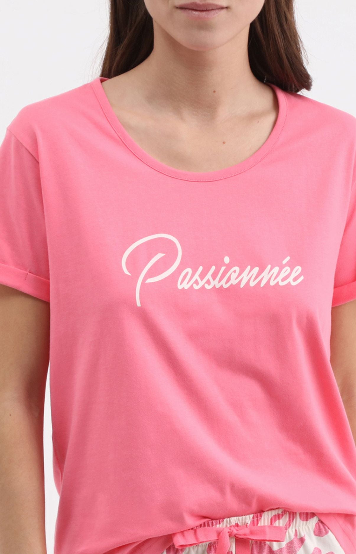 arthur-bob-passionn-e-pyjashort-femme-coton-rose image 2