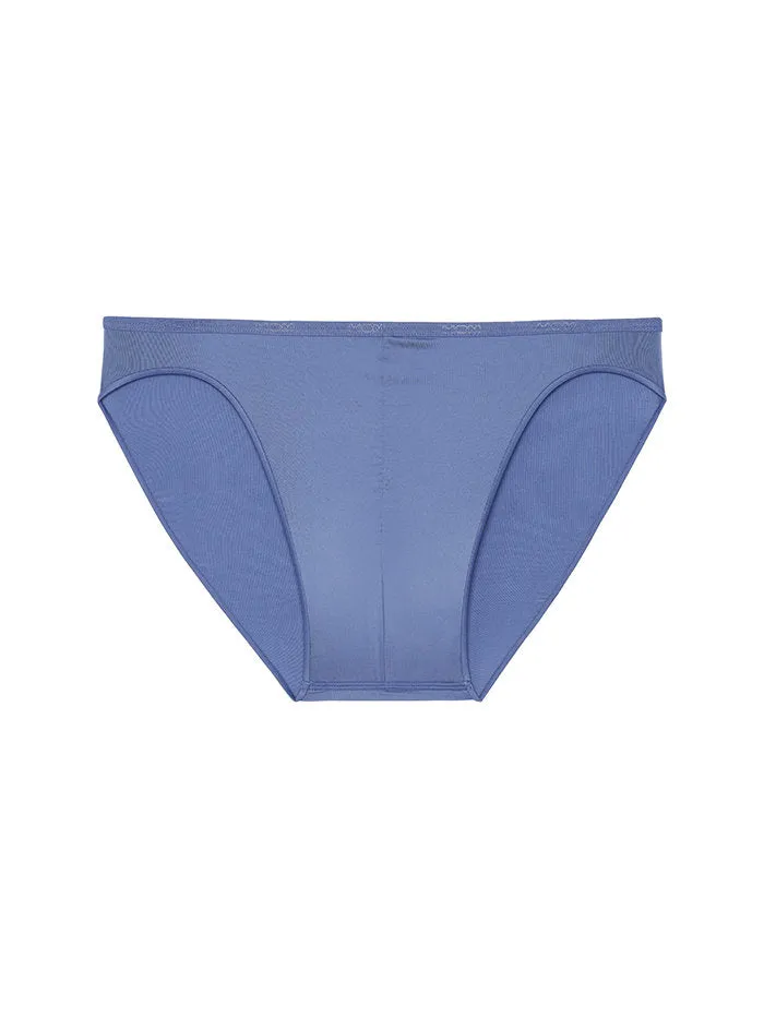 hom-plumes-slip-homme-micro-bleu-taille-m image 1