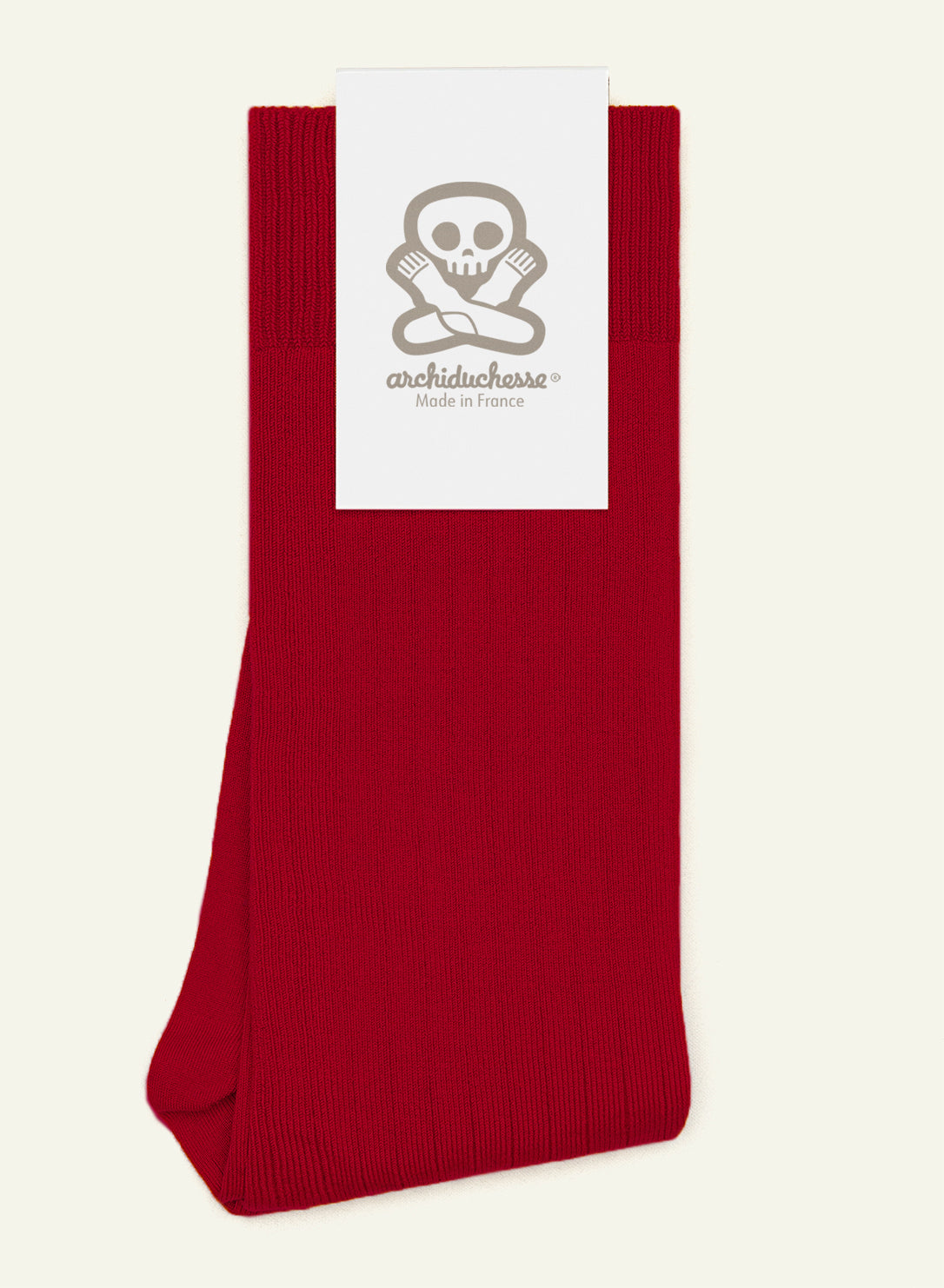 archiduchesse-de-luxe-rouge-carmin-mi-bas-fil-d-cosse-36-41 image 6