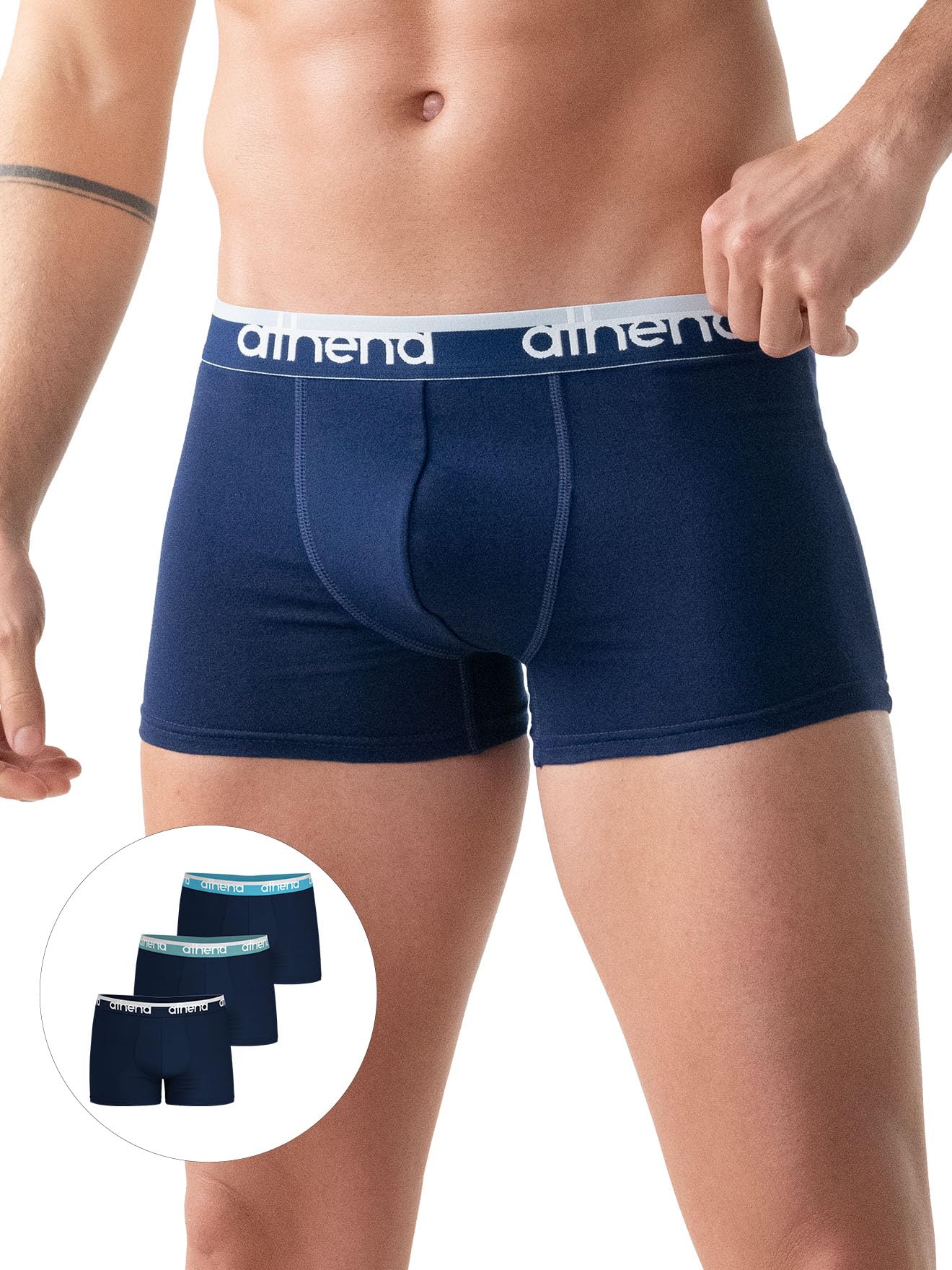 athena-easy-bio-lot-3-boxers-homme-coton-bio-m image 5