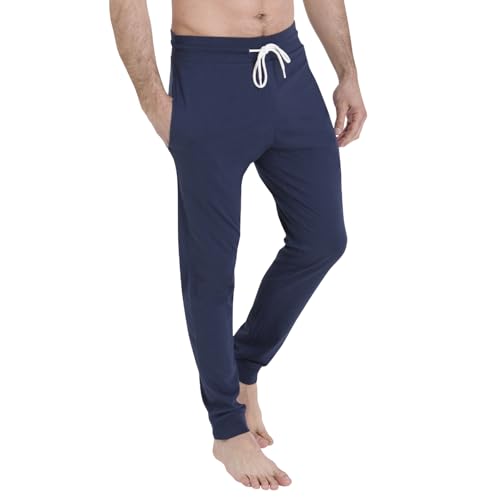 athena-thermik-waffle-7p33-ensemble-pyjama-homme-bleu-coton image 7