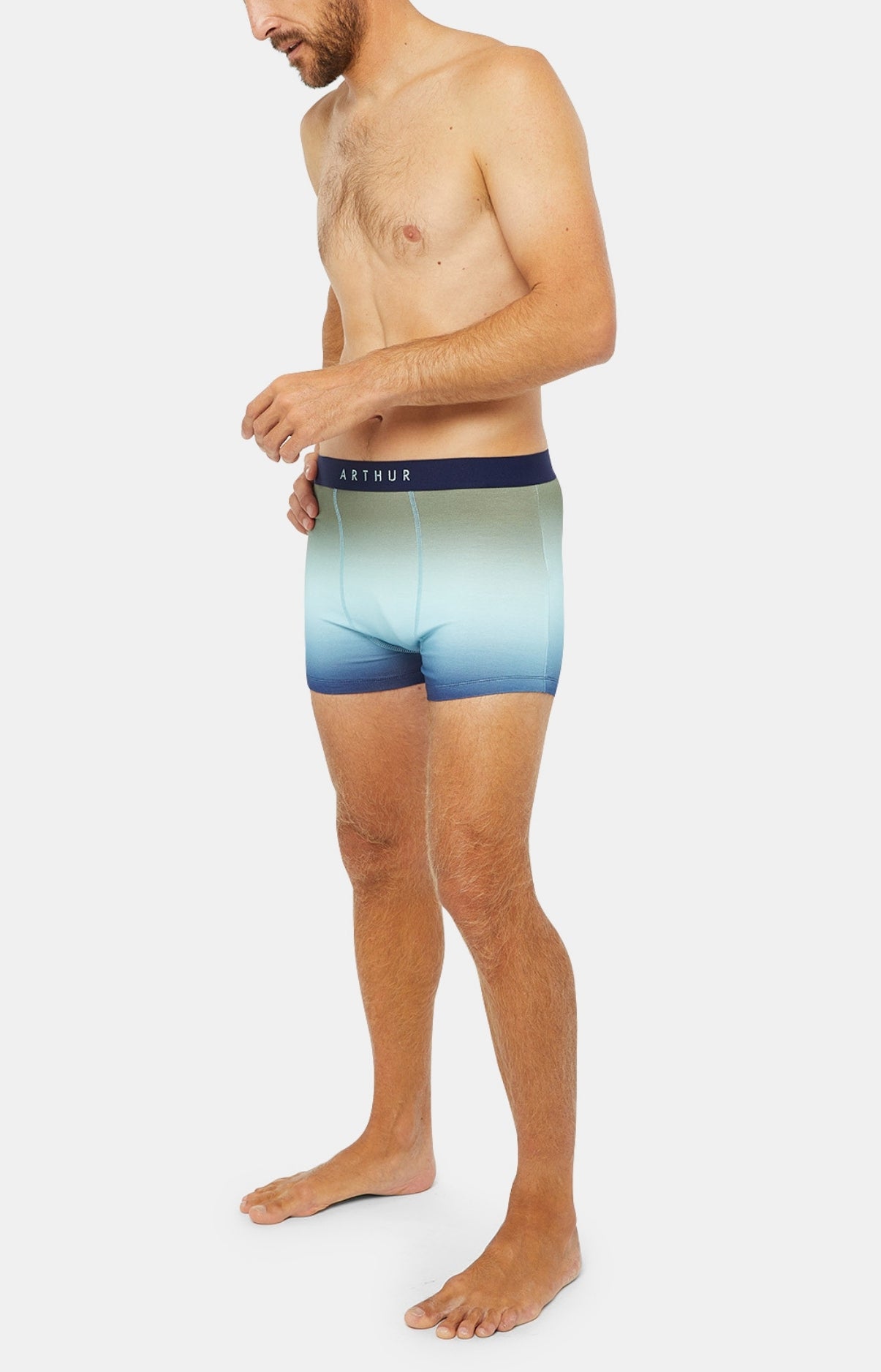 arthur-tie-dye-boxer-coton-bio-homme-marine image 4