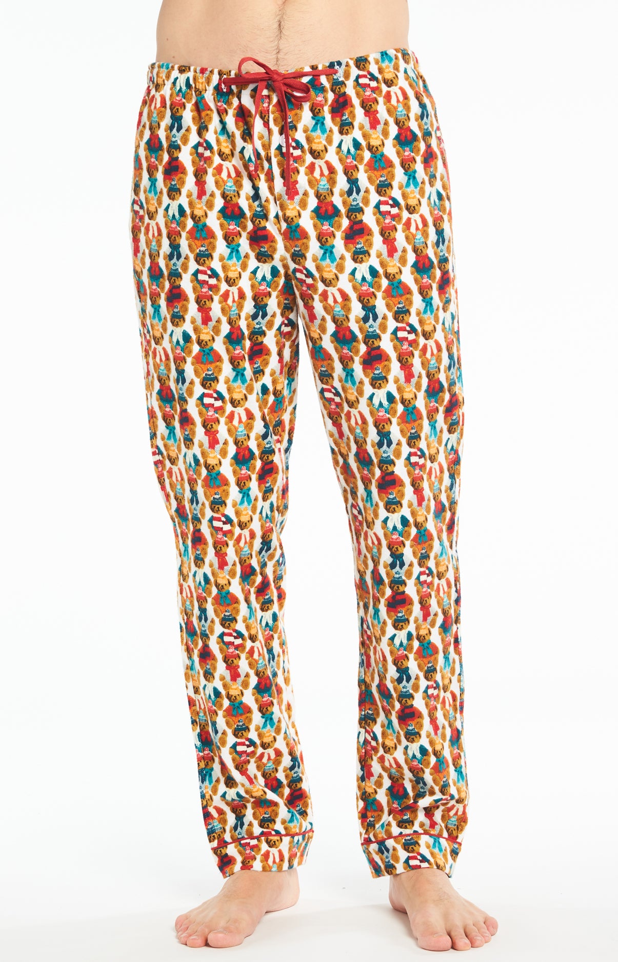 arthur-bob-pyjama-long-pilou-teddy-neige image 7