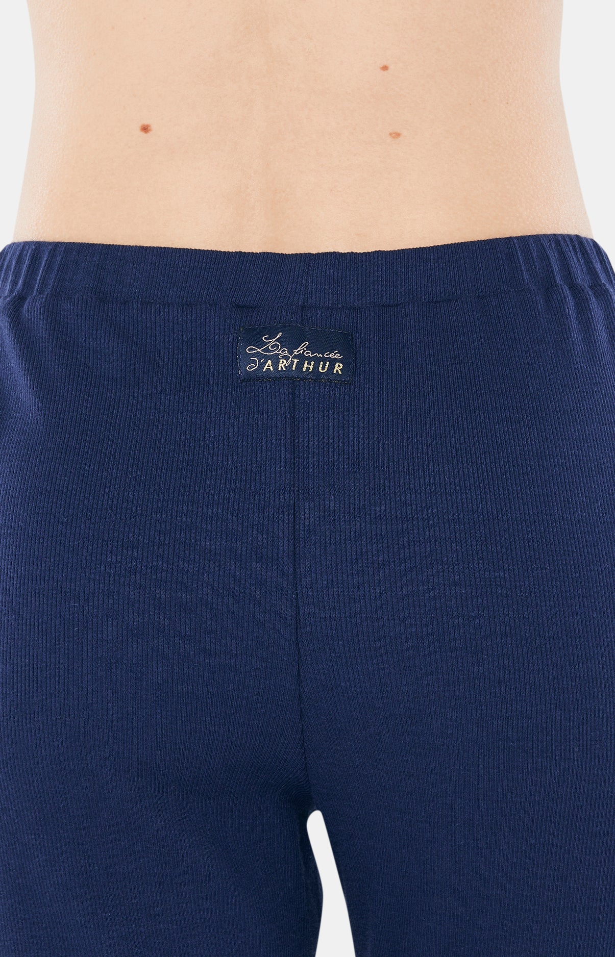 arthur-bob-legging-coton-bio-marine-femme image 5