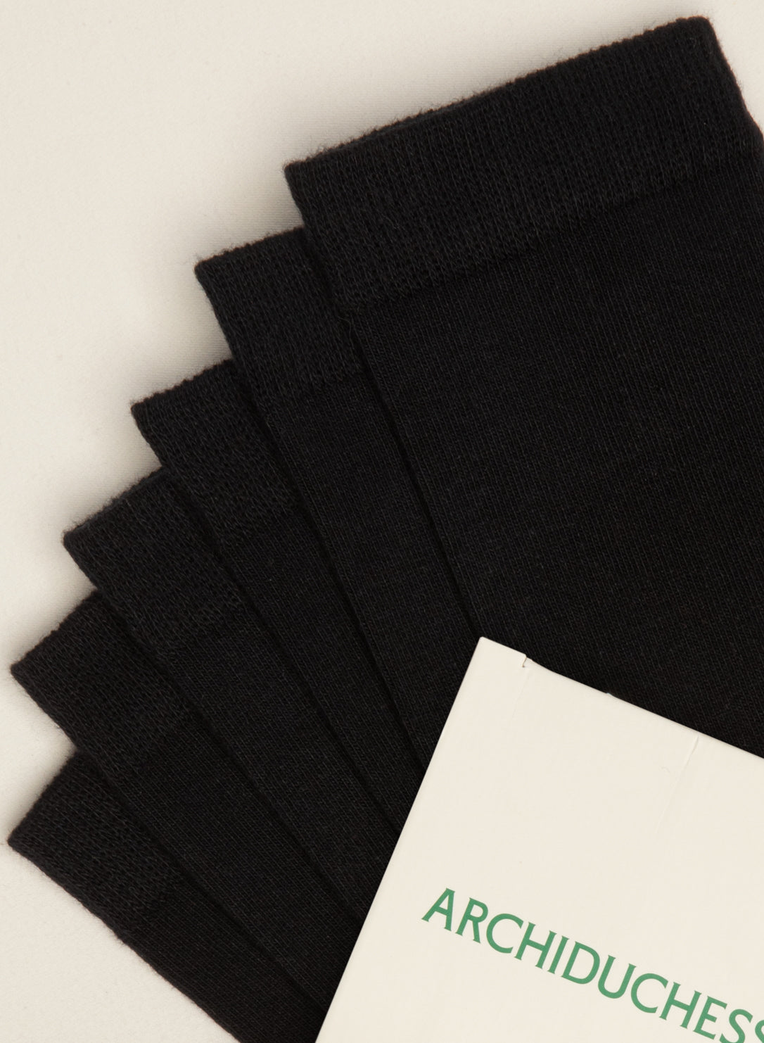 archiduchesse-de-ville-coffret-chaussettes-trio-noir-r-glisse-coton image 2