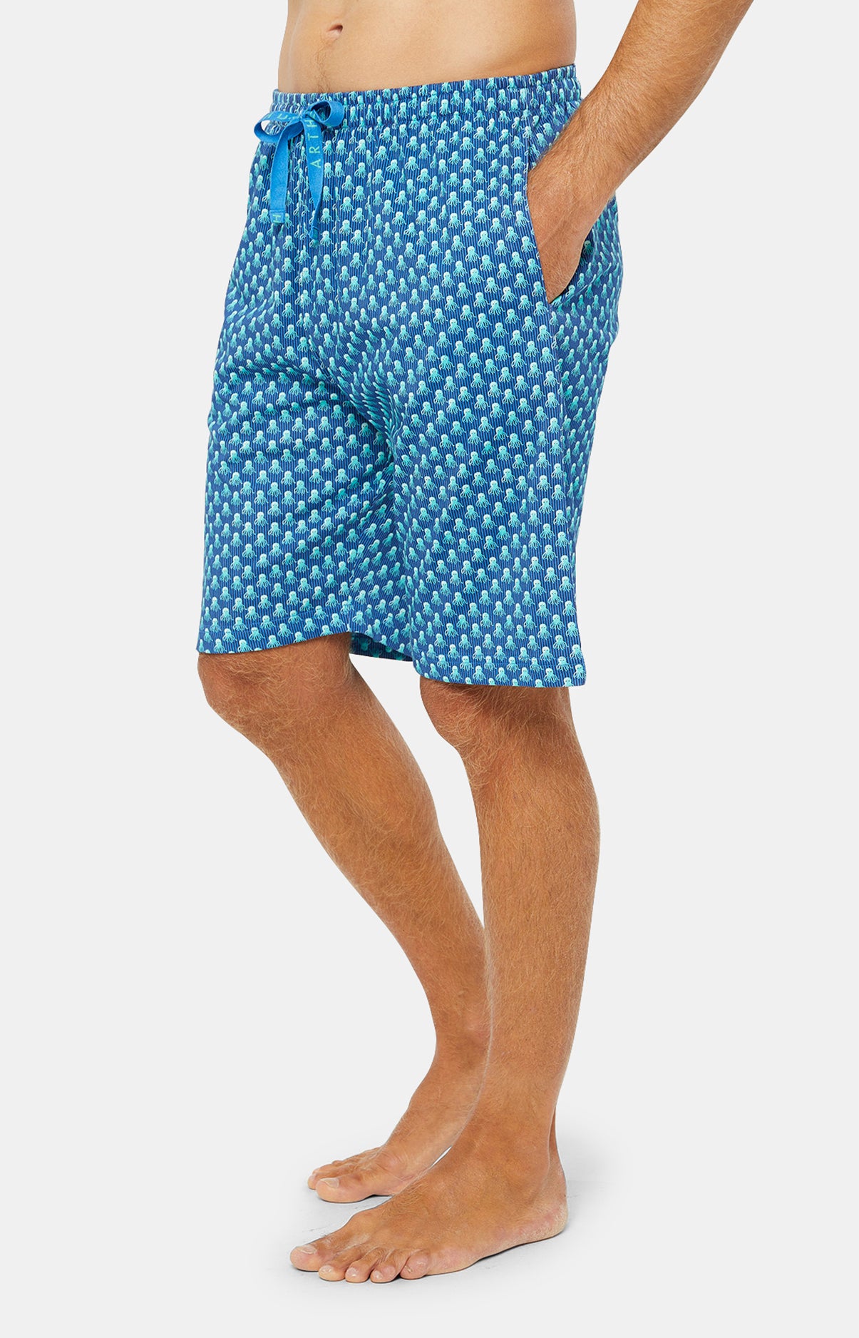 arthur-bob-poulpe-fiction-pyjashort-homme-meraude-l image 5