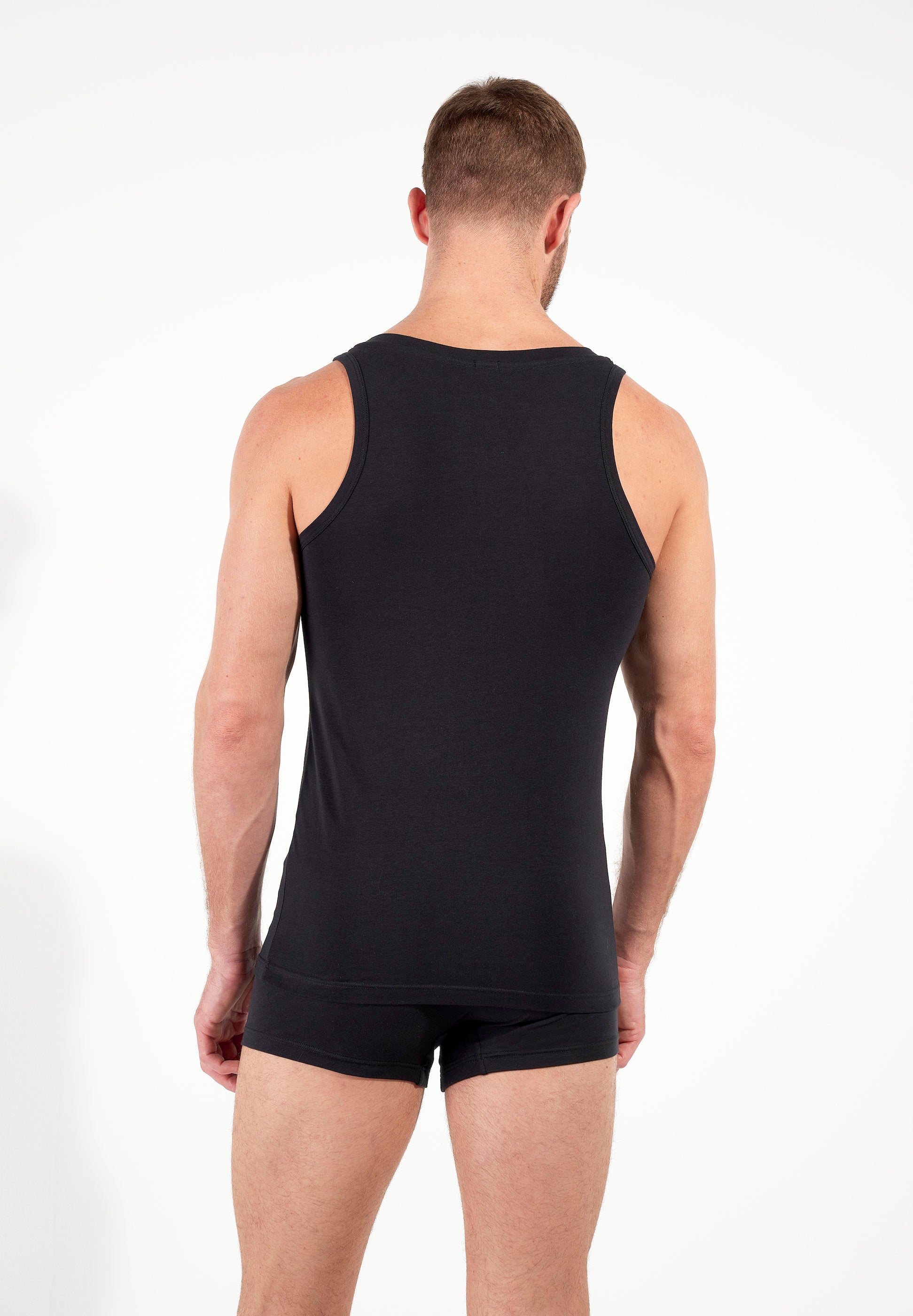 hom-supreme-cotton-d-bardeur-noir-coton-stretch image 3