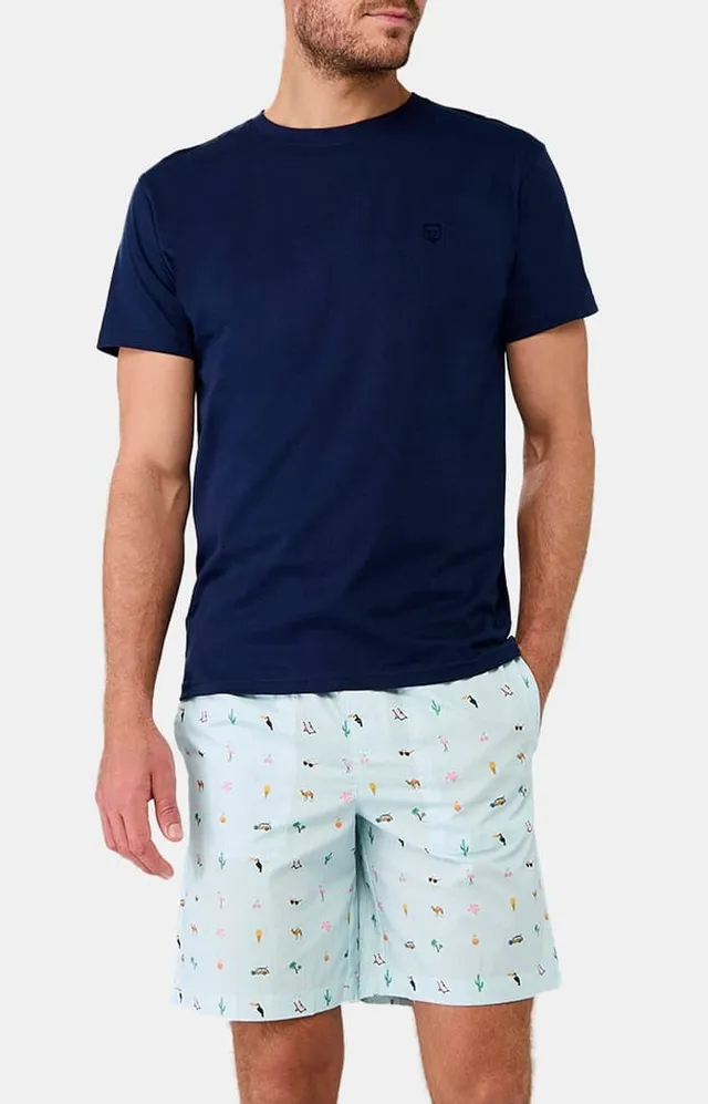 arthur-bob-summer-pyjashort-homme-lagon-coton-bio image 1