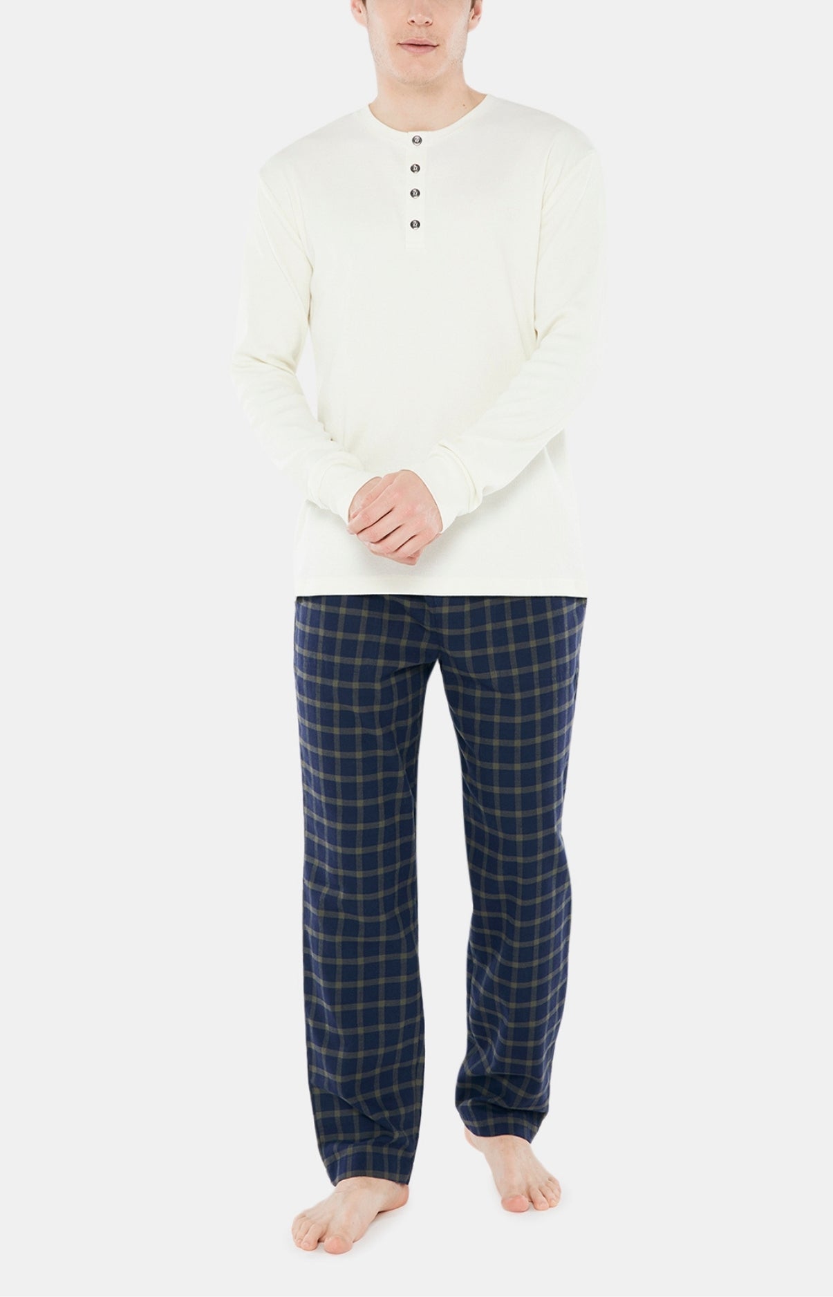 arthur-bob-tee-shirt-manches-longues-cru-coton-homme image 1