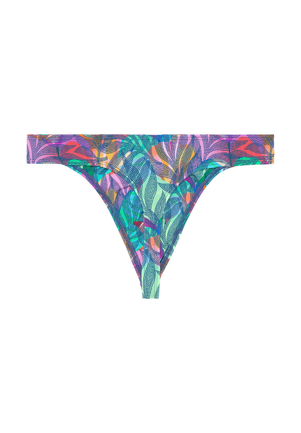 hom-funky-styles-string-homme-multicolore-feuilles image 2