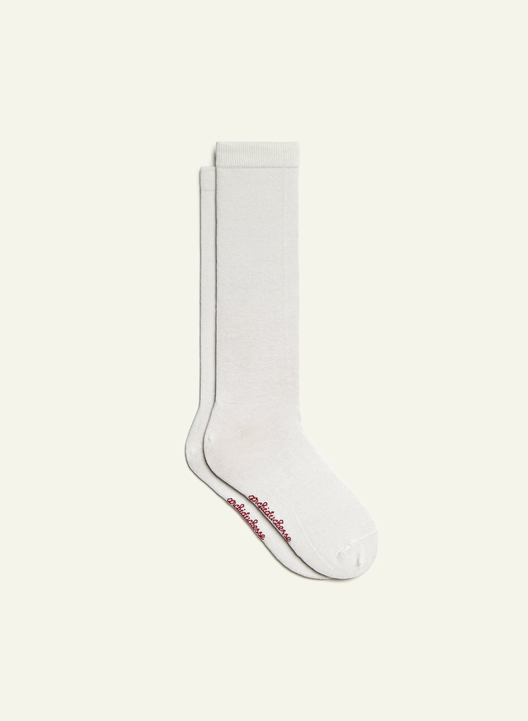 archiduchesse-de-ville-blanc-mouton-chaussettes-coton-blanc image 2