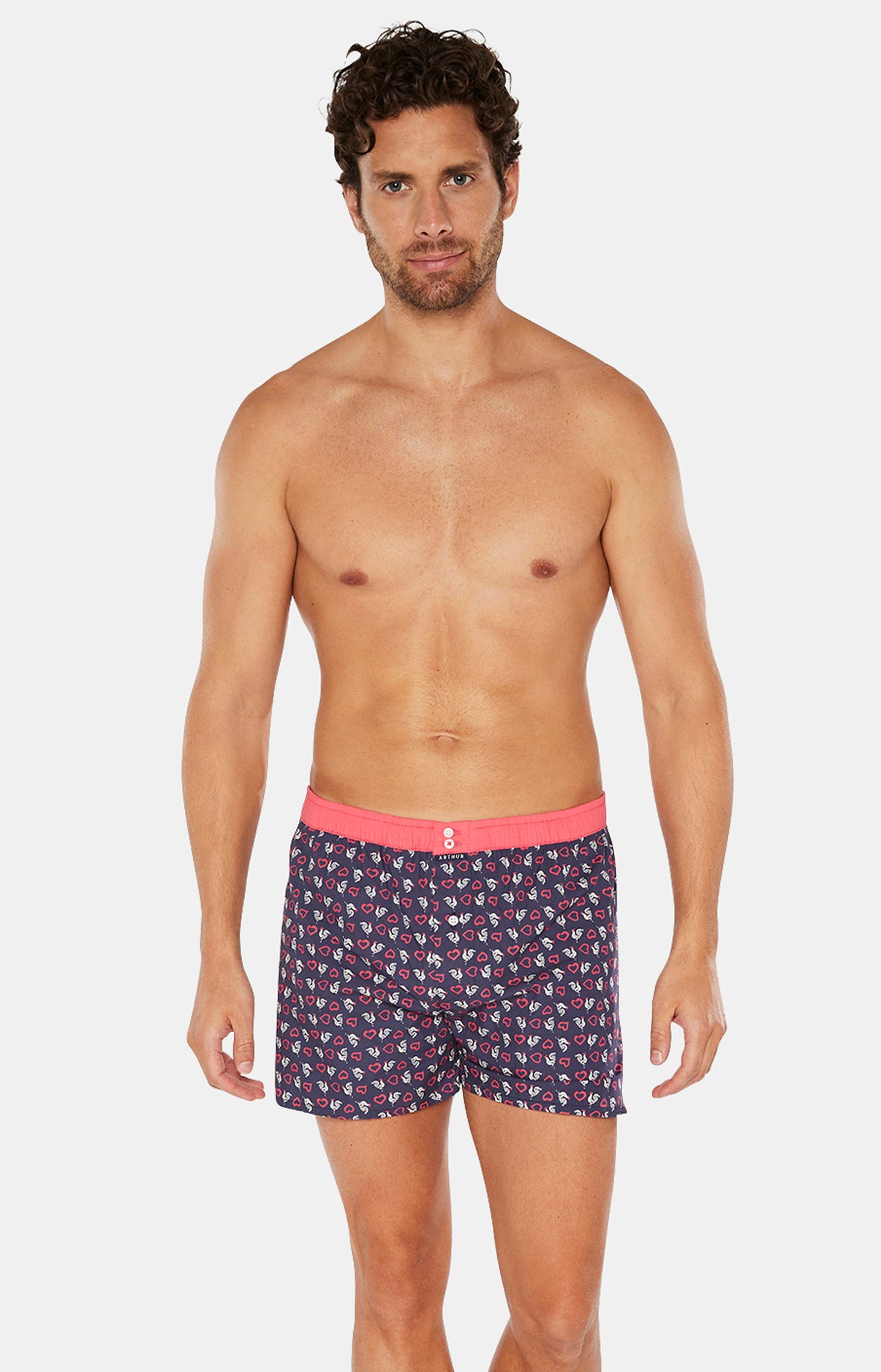 arthur-le-club-965-cale-on-homme-marine-coton-bio image 2